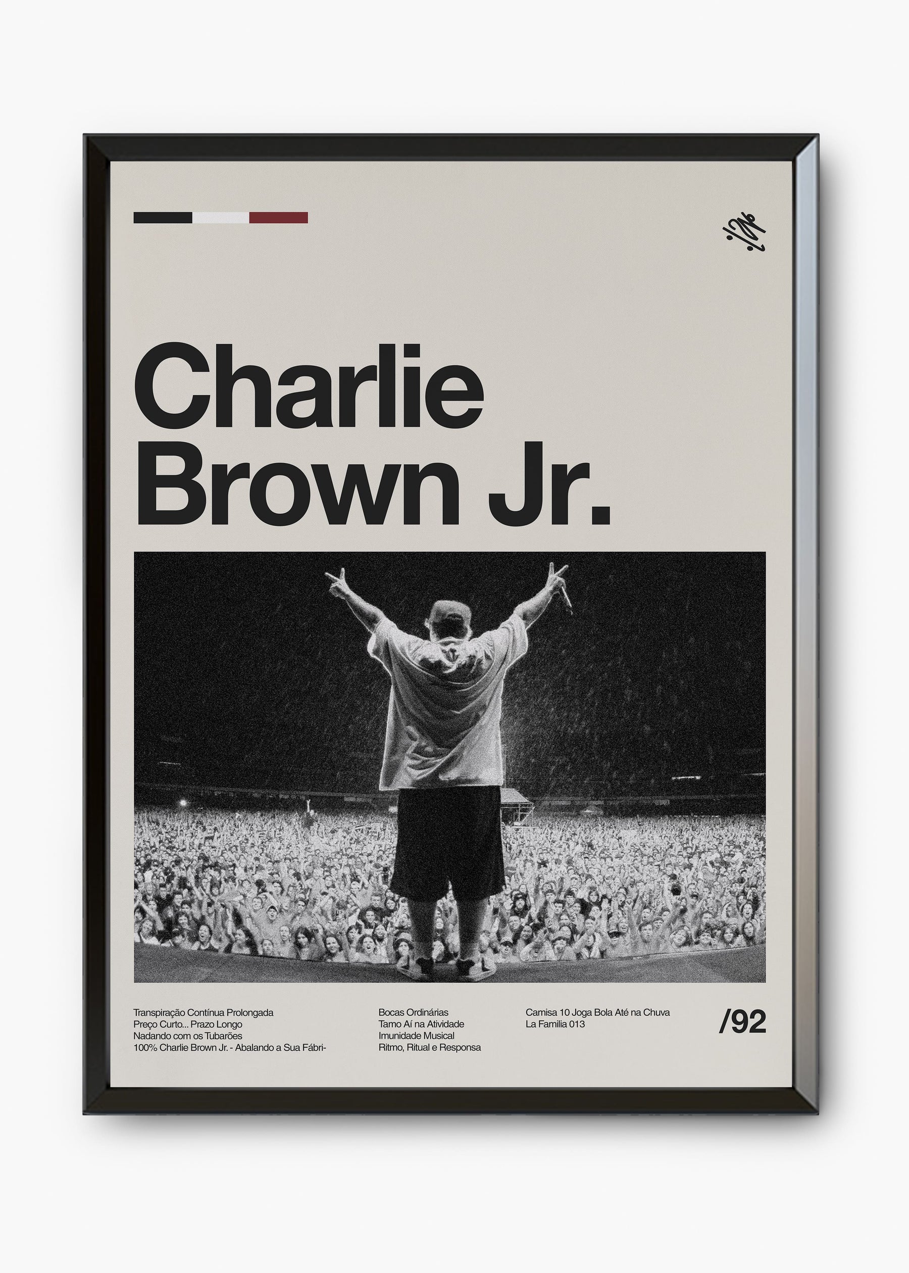Quadro Charlie Brown Jr Banda