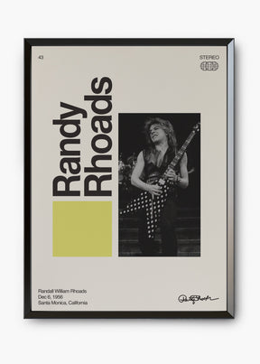 Quadro Signature Randy Rhoads