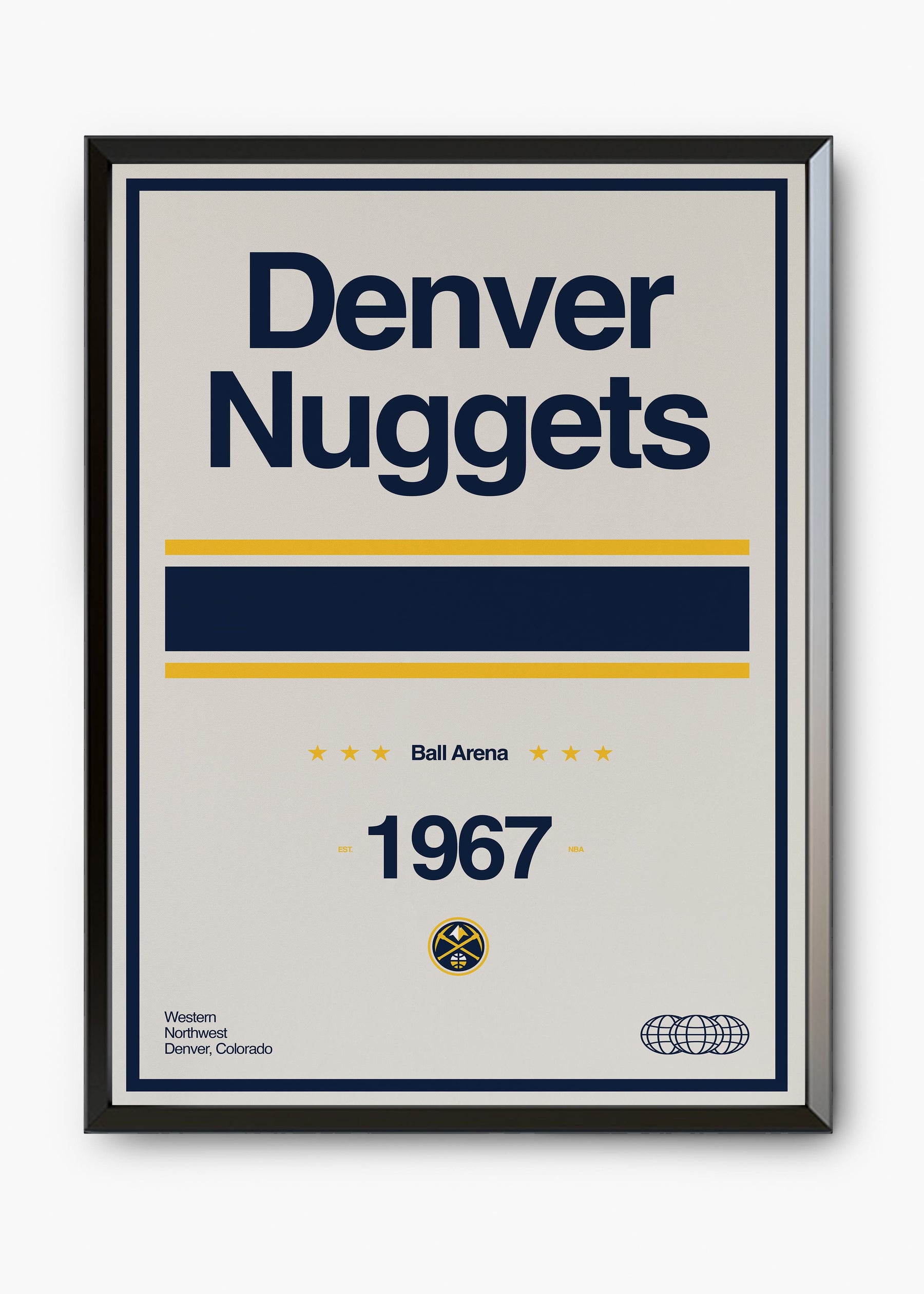 Quadro NBA Denver Nuggets