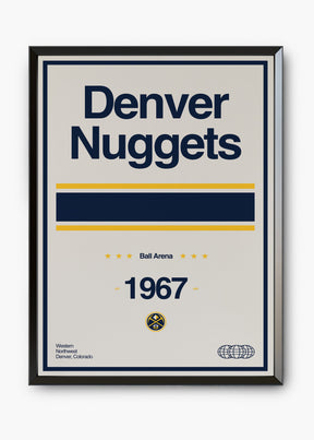 Quadro NBA Denver Nuggets