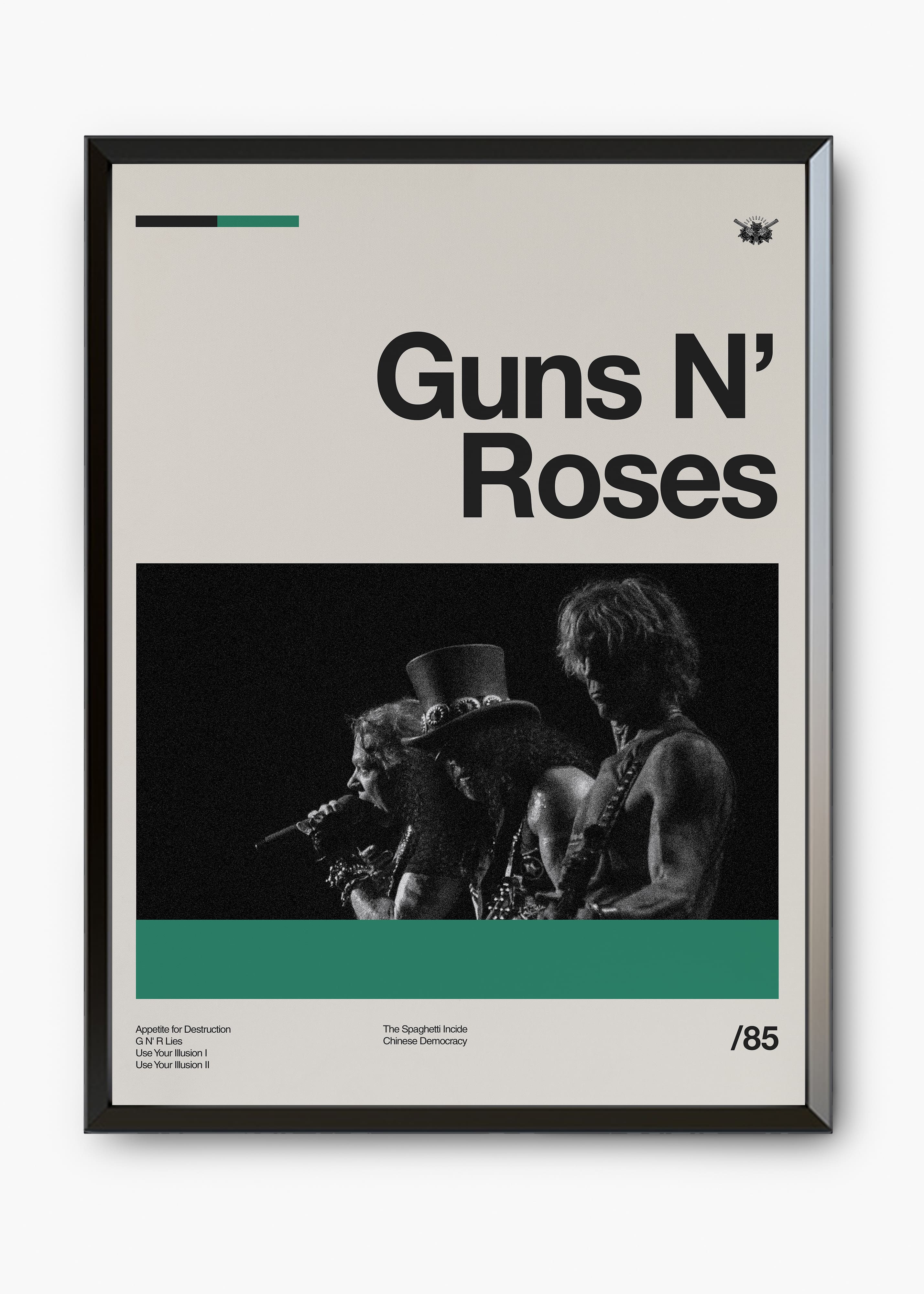 Quadro Guns n' Roses Banda