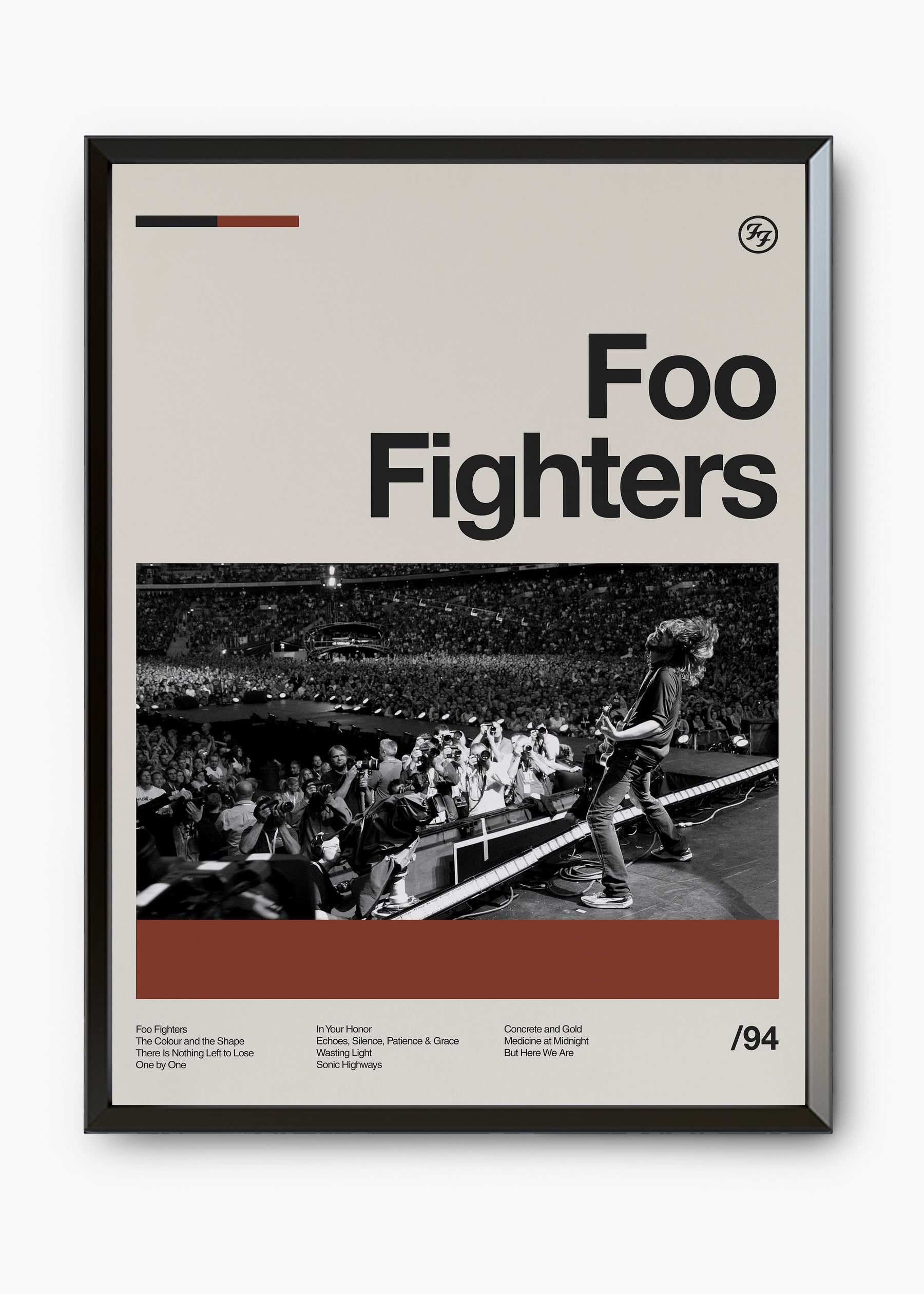 Quadro Foo Fighters Banda