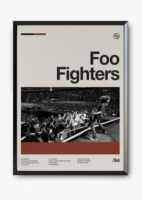 Quadro Foo Fighters Banda