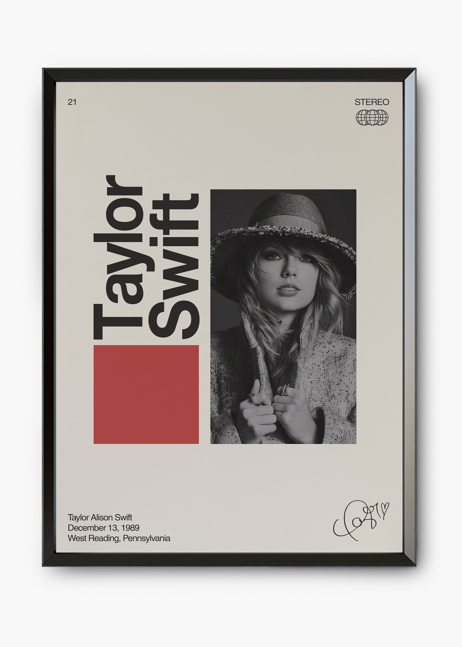 Quadro Signature Taylor Swift