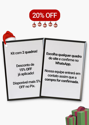 Kit 2 Quadros A Sua Escolha