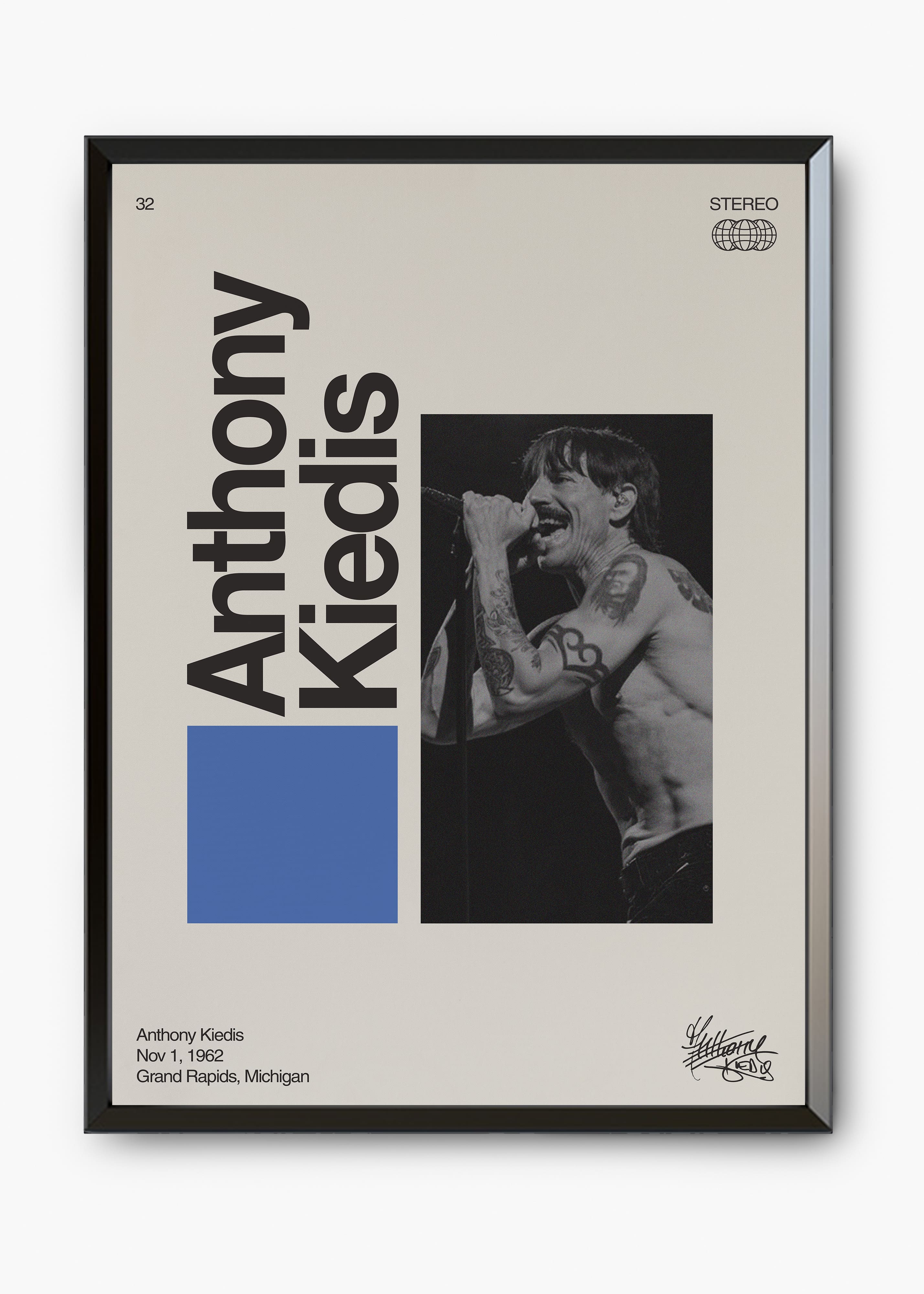 Quadro Signature Anthony Kiedis