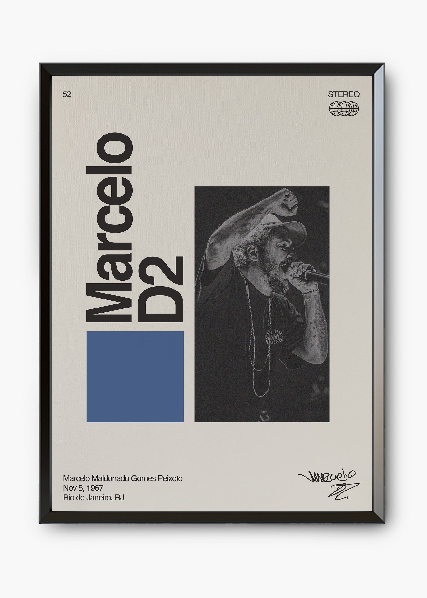 Quadro Signature Marcelo D2