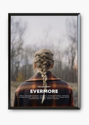 Quadro Taylor Swift Evermore Capa