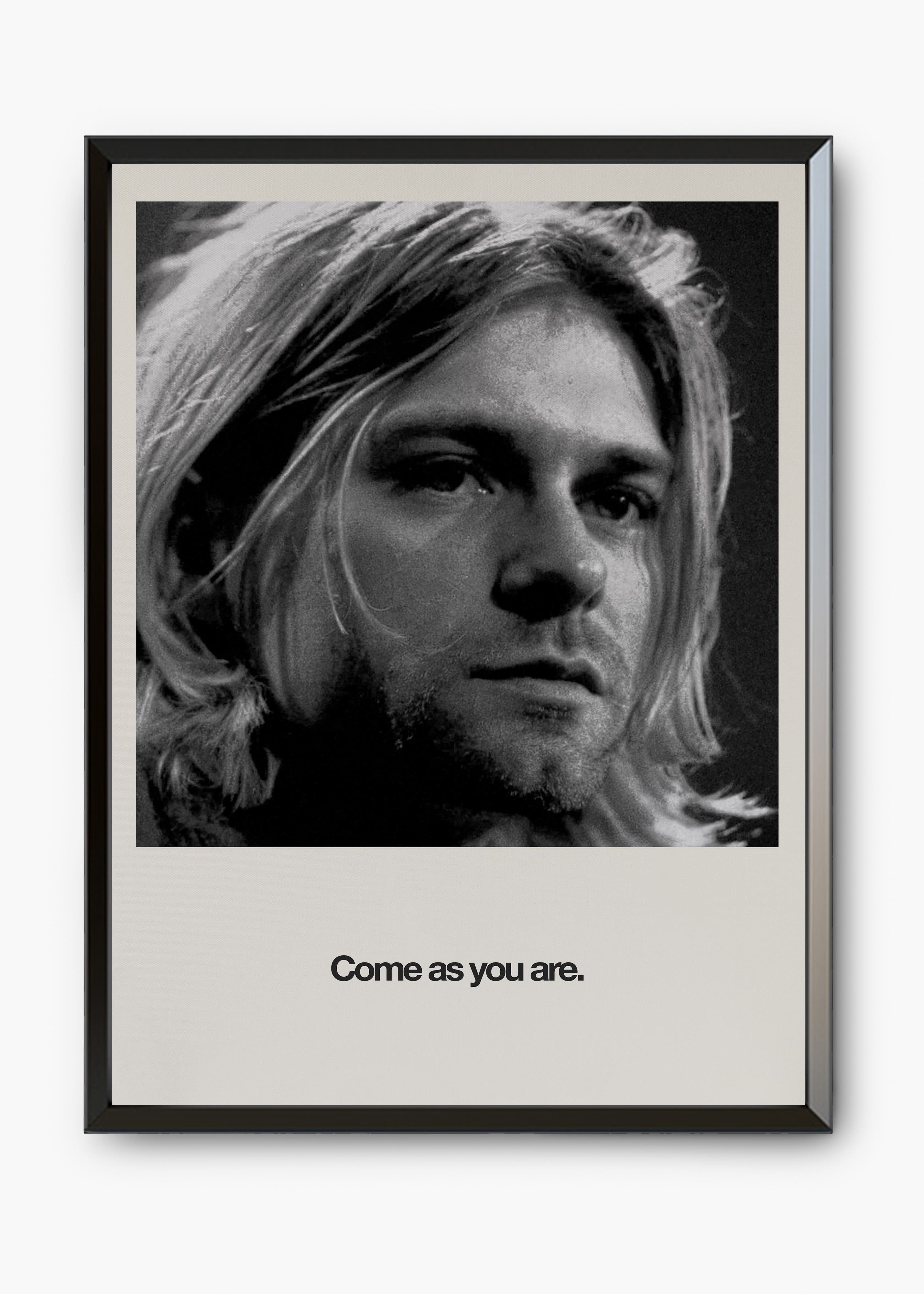 Quadro Kurt Cobain - Nirvana - Come as You Are