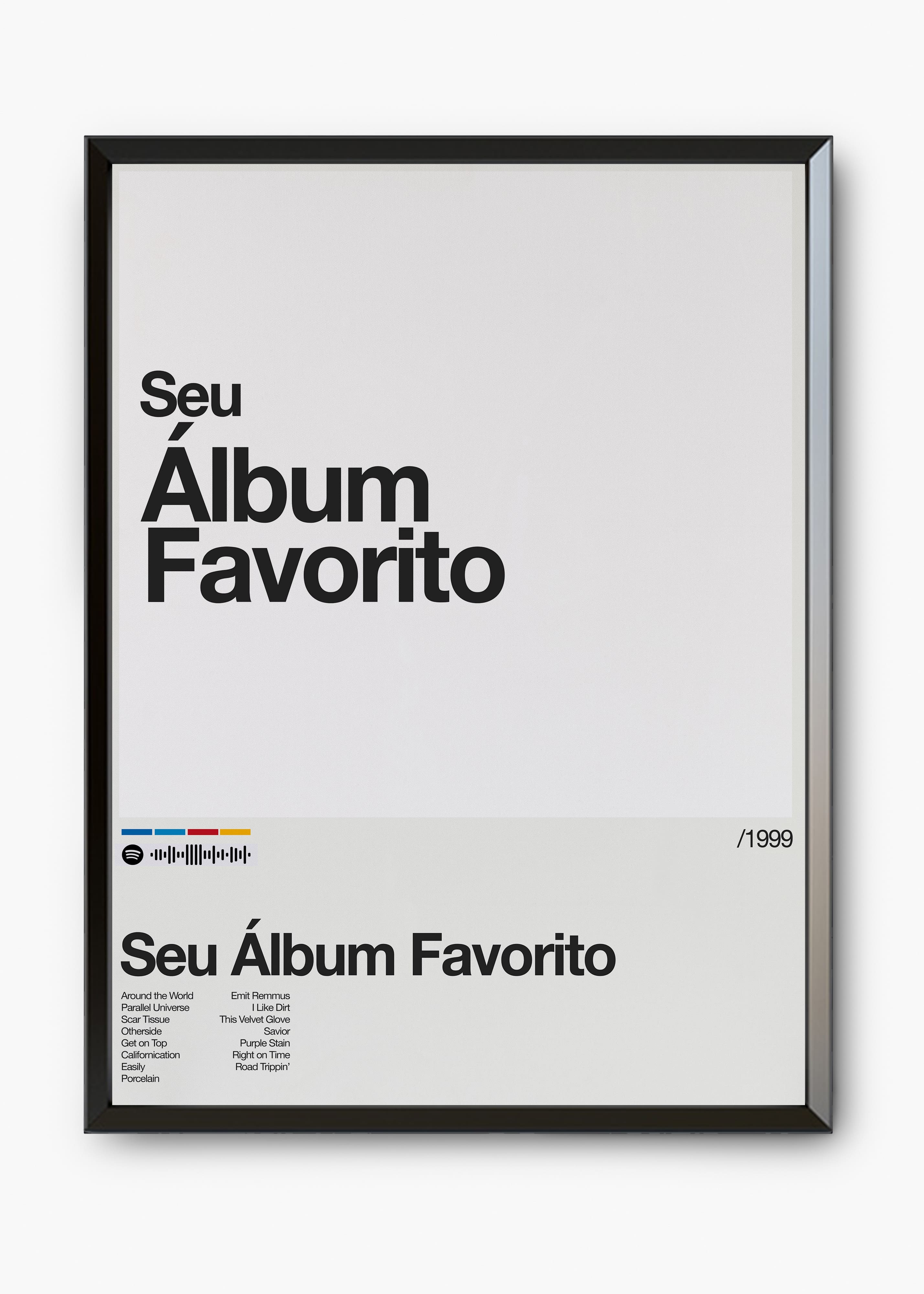 Quadro Spotify Personalizável - Álbum