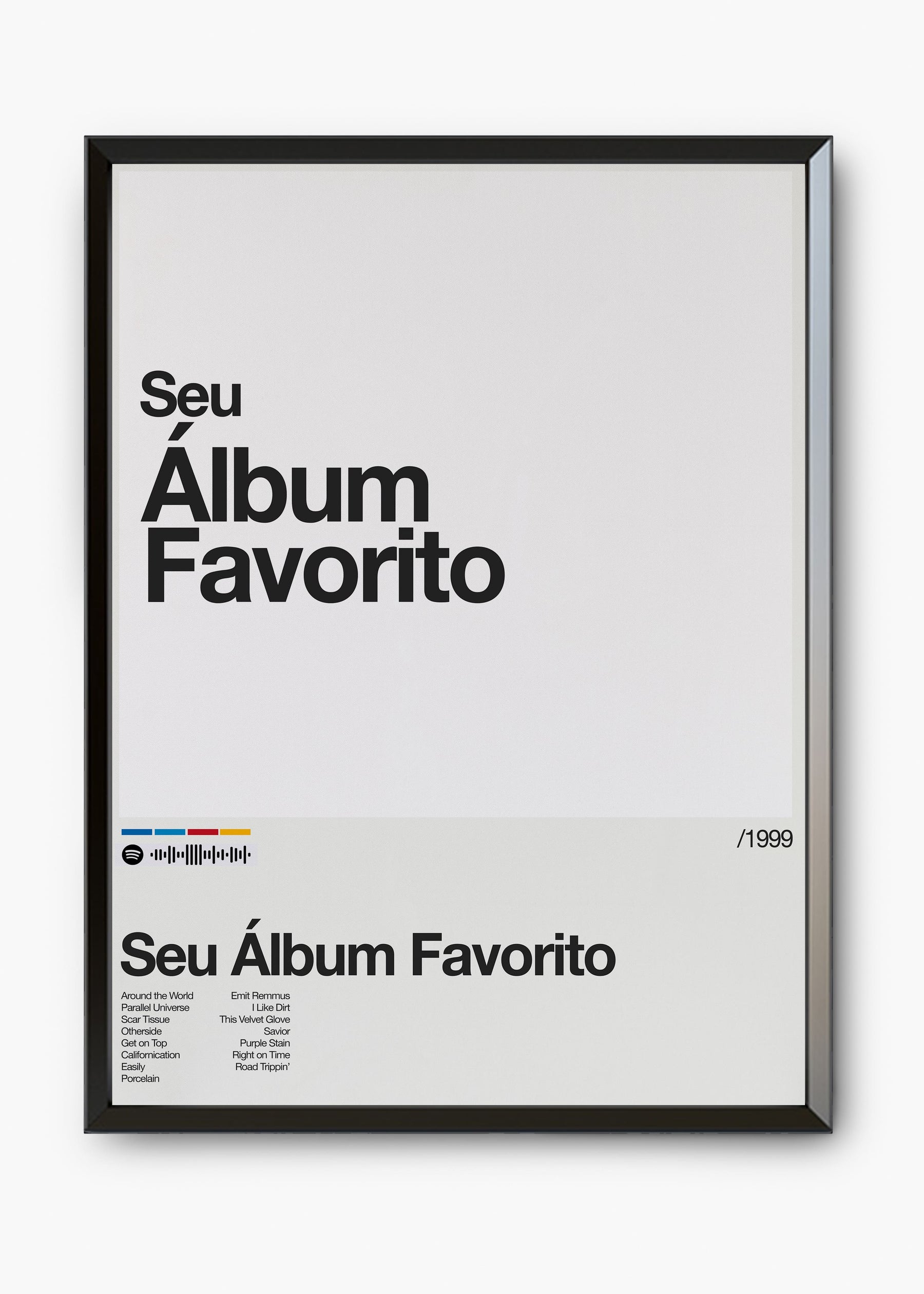 Quadro Spotify Personalizável - Álbum