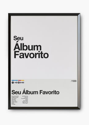 Quadro Spotify Personalizável - Álbum