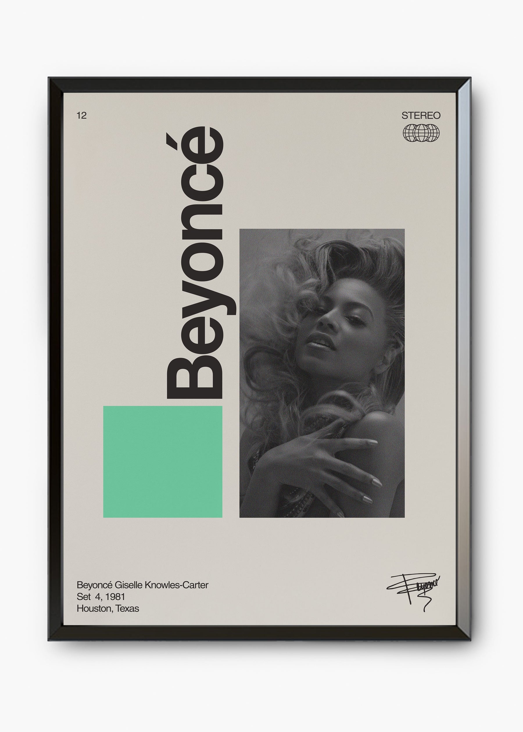 Quadro Signature Beyoncé