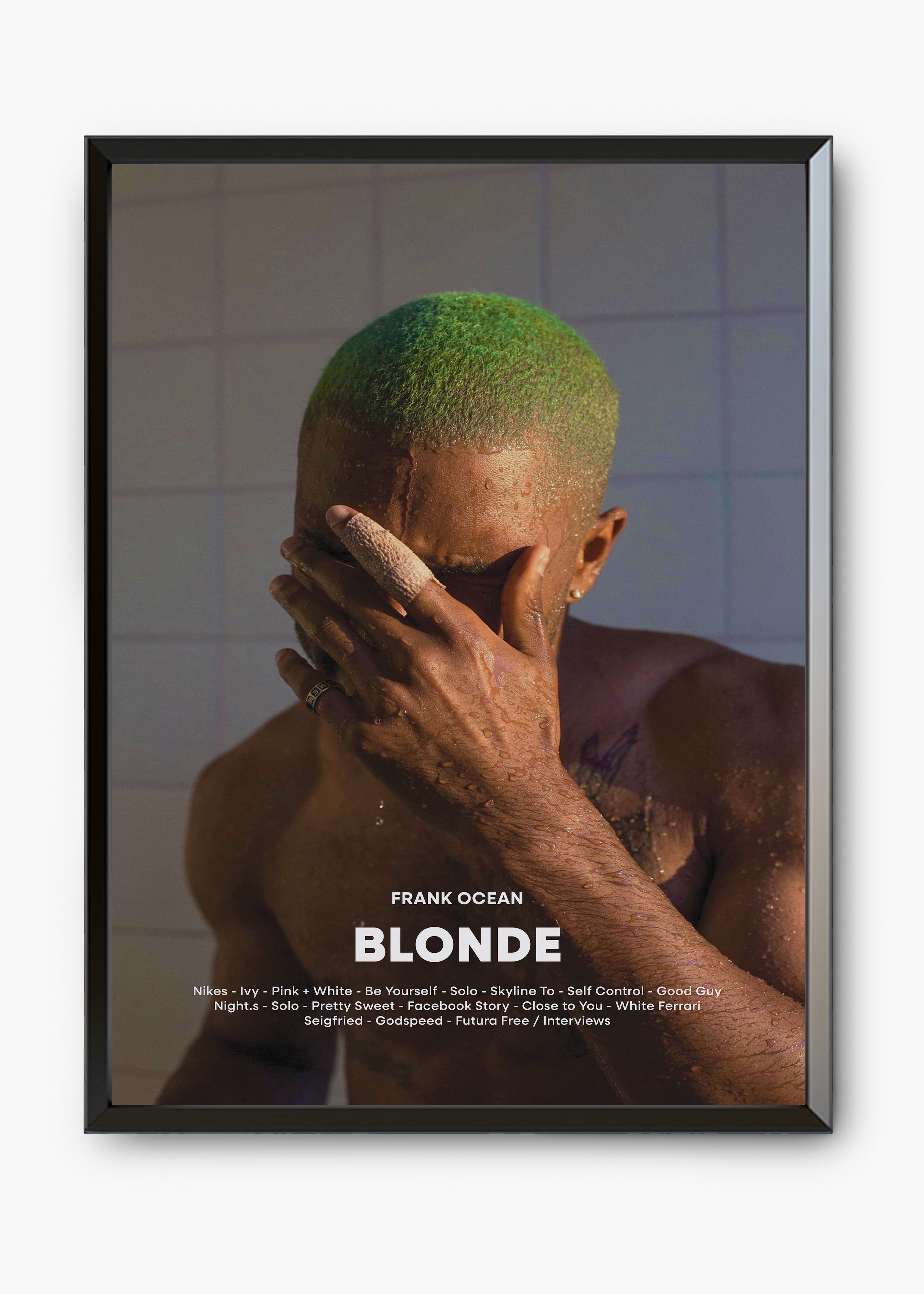 新品FRANK OCEAN フランク・オーシャン BLONDE Quadro Frank Ocean Blonde Capa