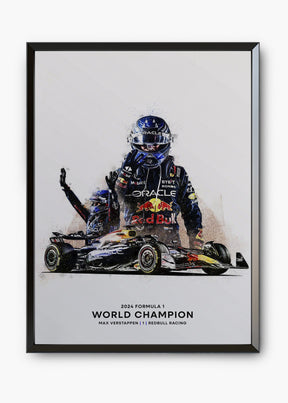 Quadro Max Verstappen World Champion 2024