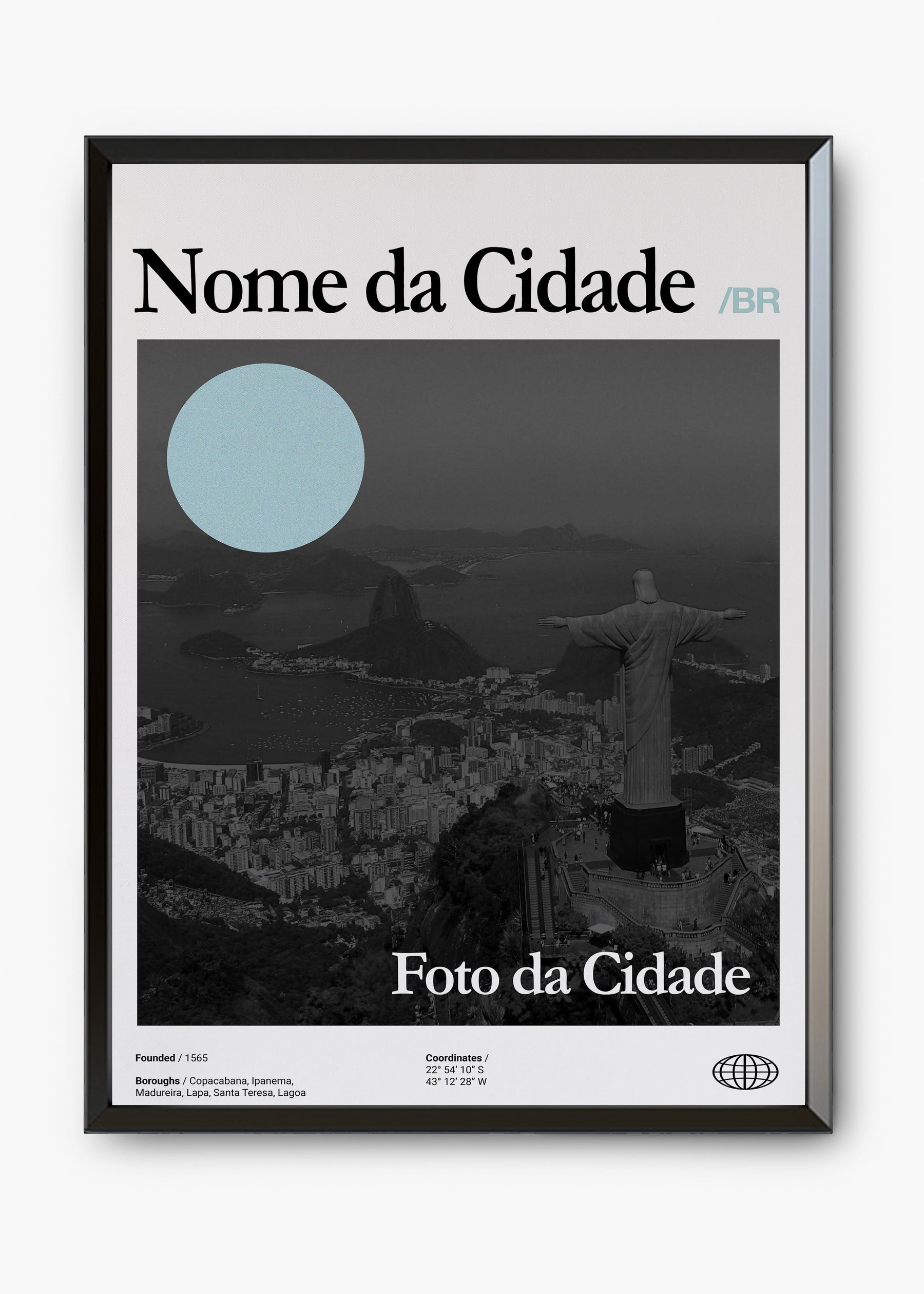 Quadro Personalizável - City / Cidades
