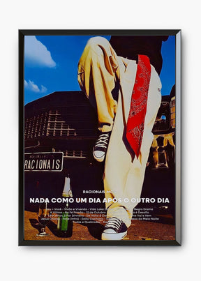 Quadro Racionais Mc`s - Nada como um Dia após o outro Dia Capa