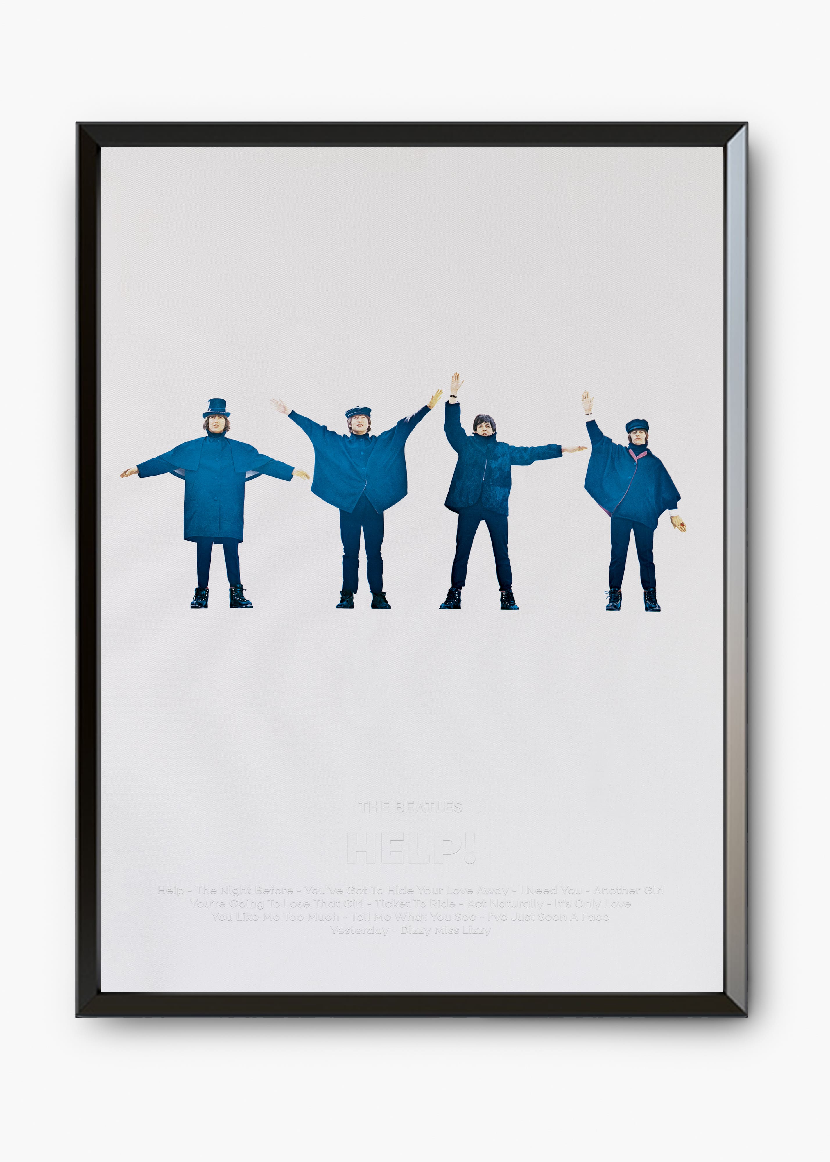 Quadro The Beatles Help Capa