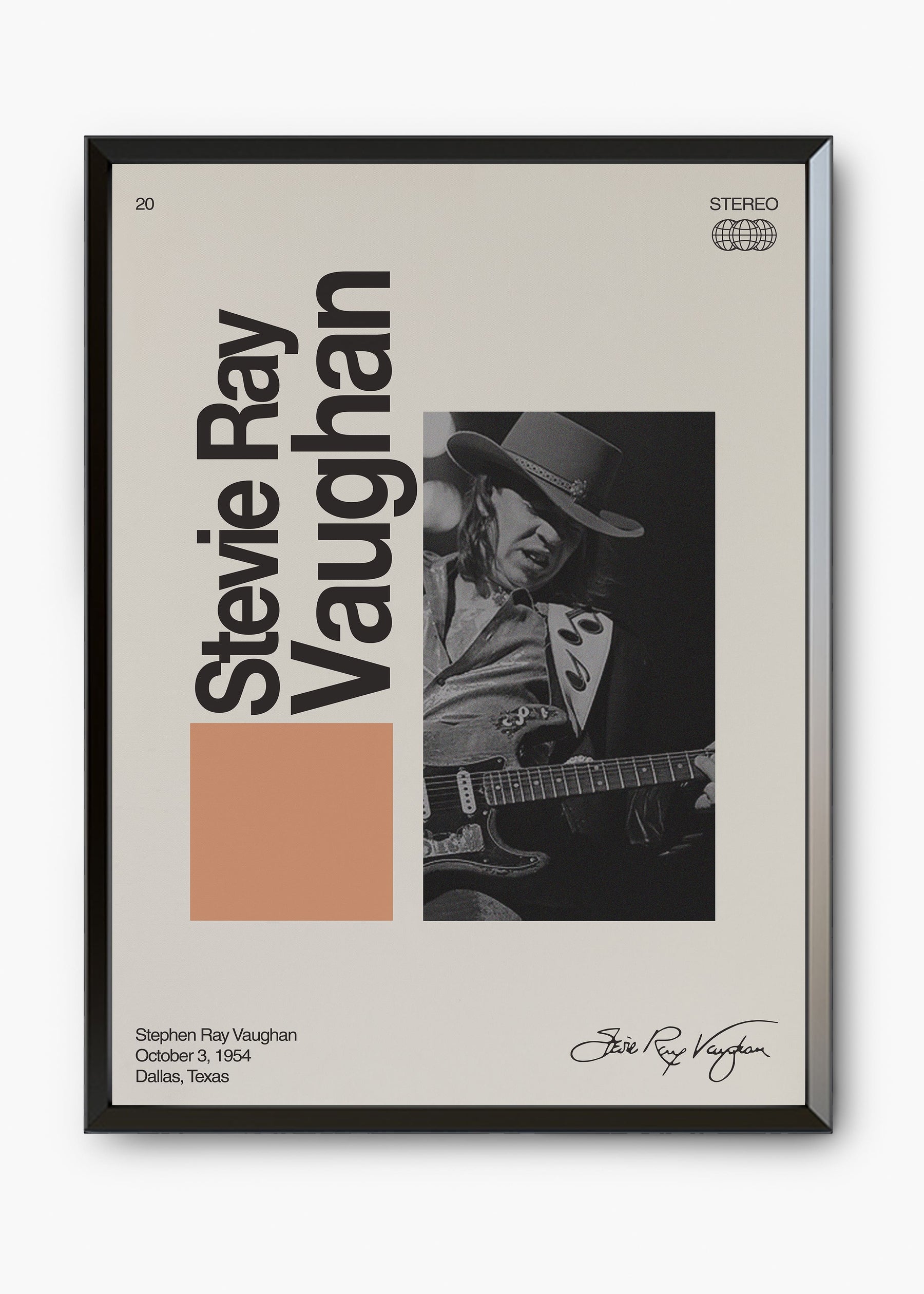 Quadro Signature Stevie Ray Vaughan