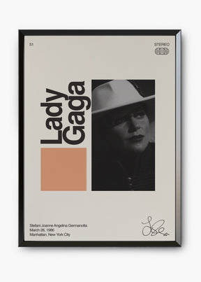 Quadro Signature Lady Gaga