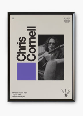 Quadro Signature Chris Cornell