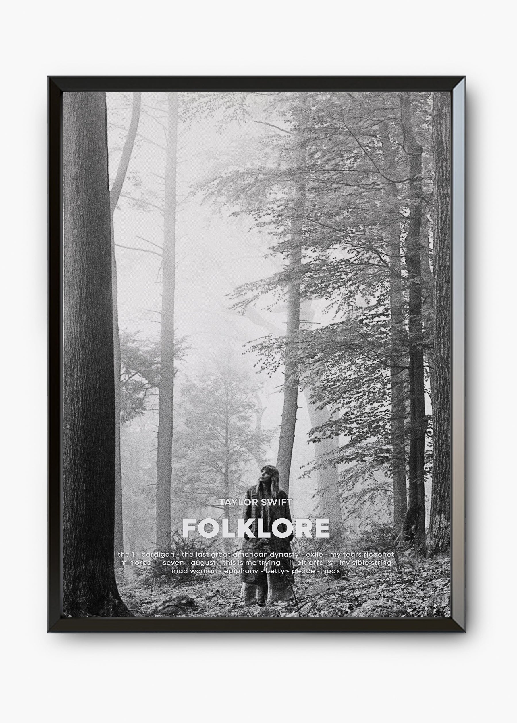 Quadro Taylor Swift Folklore Capa