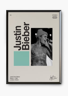 Quadro Signature Justin Bieber