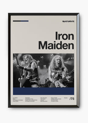 Quadro Iron Maiden Banda