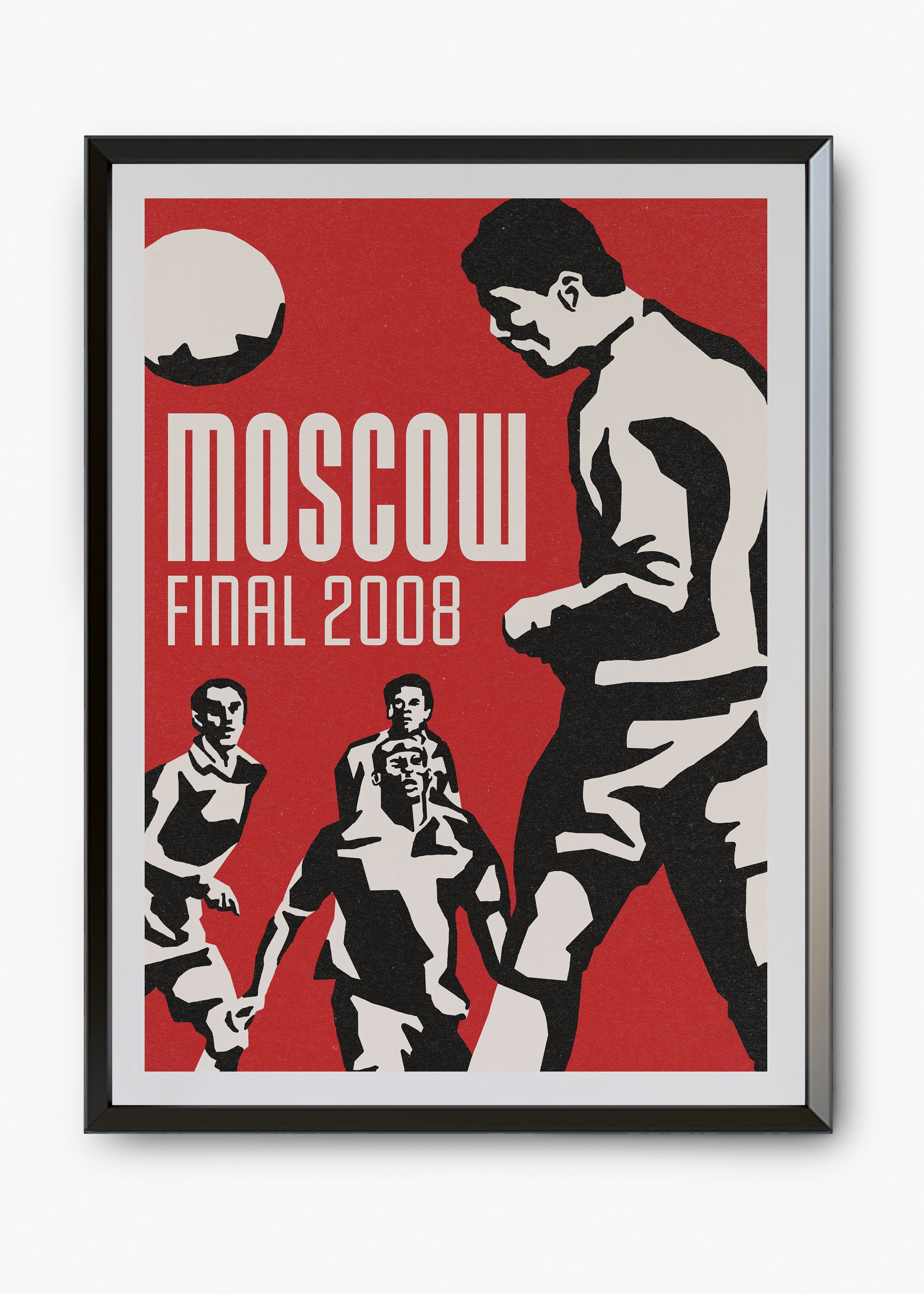 Quadro Cristiano Ronaldo Moscou 2008