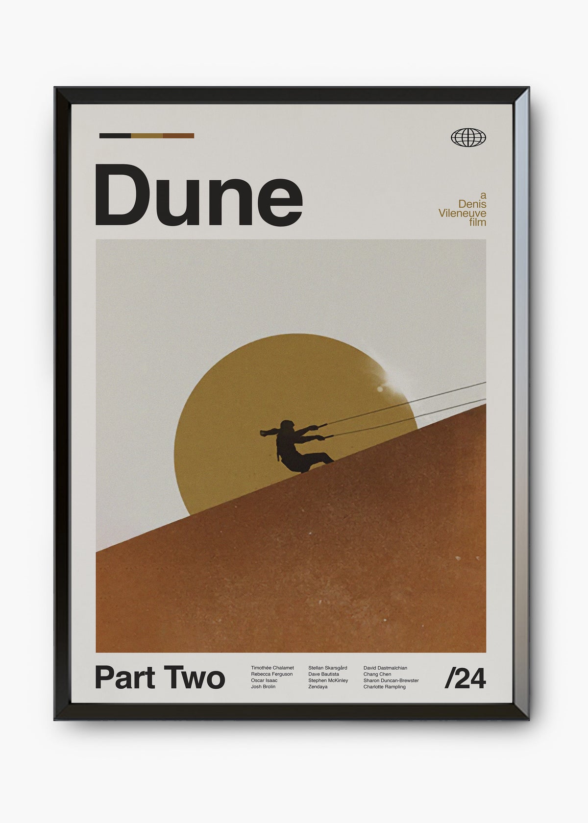 Quadro decorativo Duna Parte 2 — arte de cinema para parede | Cübe Quadros