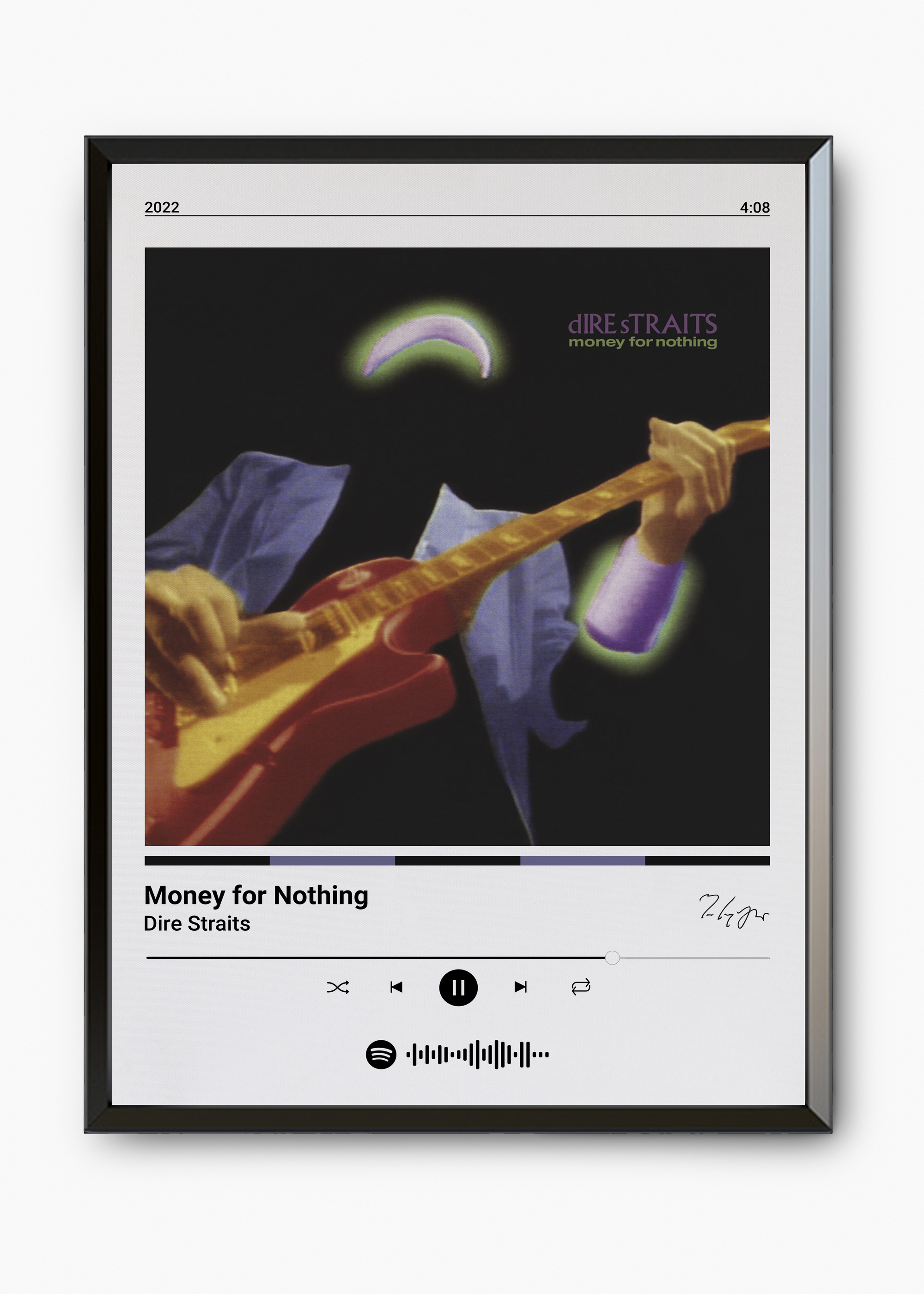 Quadro Dire Straits Money for Nothing - 7