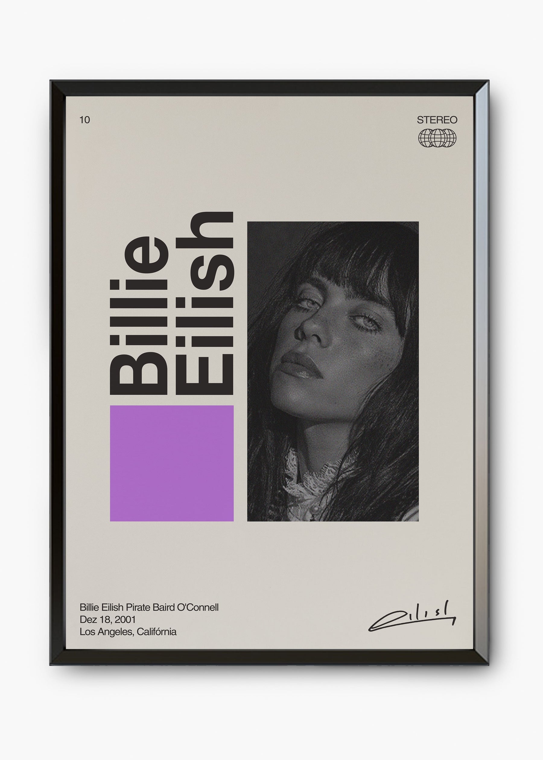 Quadro Signature Billie Eilish