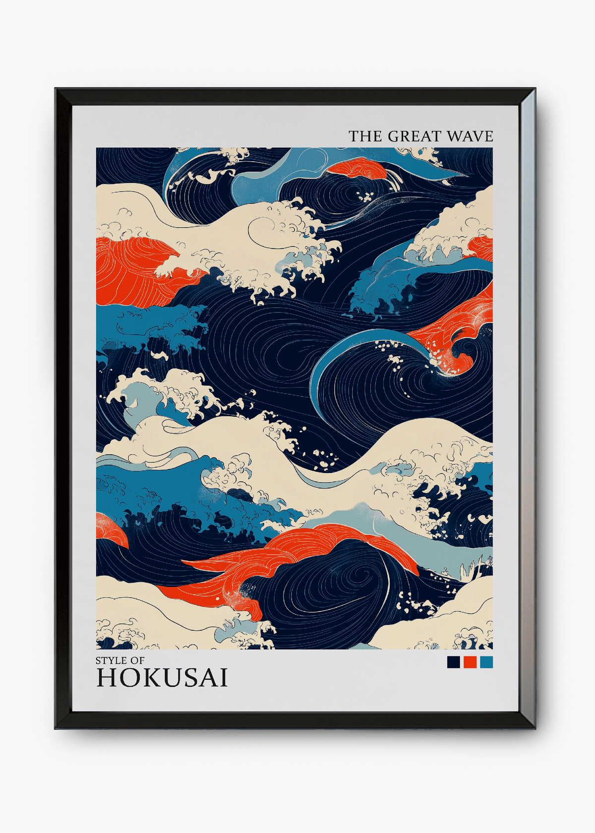 Quadro Japones Hokasai Wave - 7