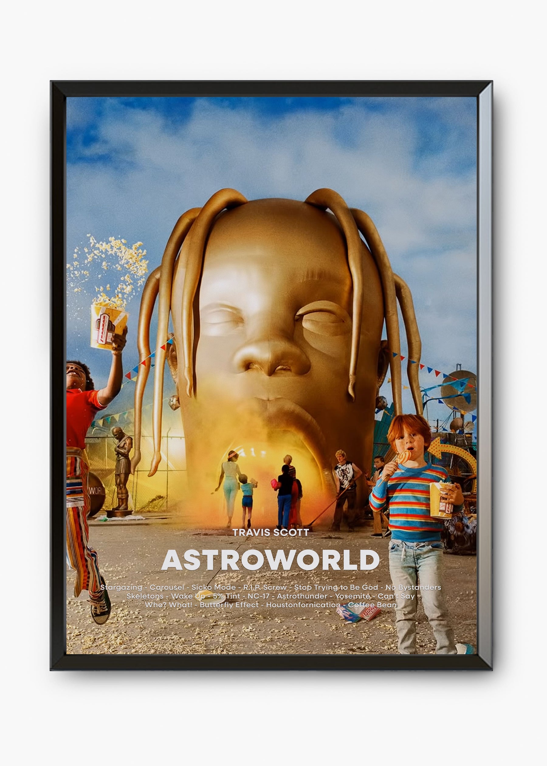 Quadro Travis Scott Astroworld Capa Capa