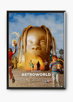 Quadro Travis Scott Astroworld Capa Capa