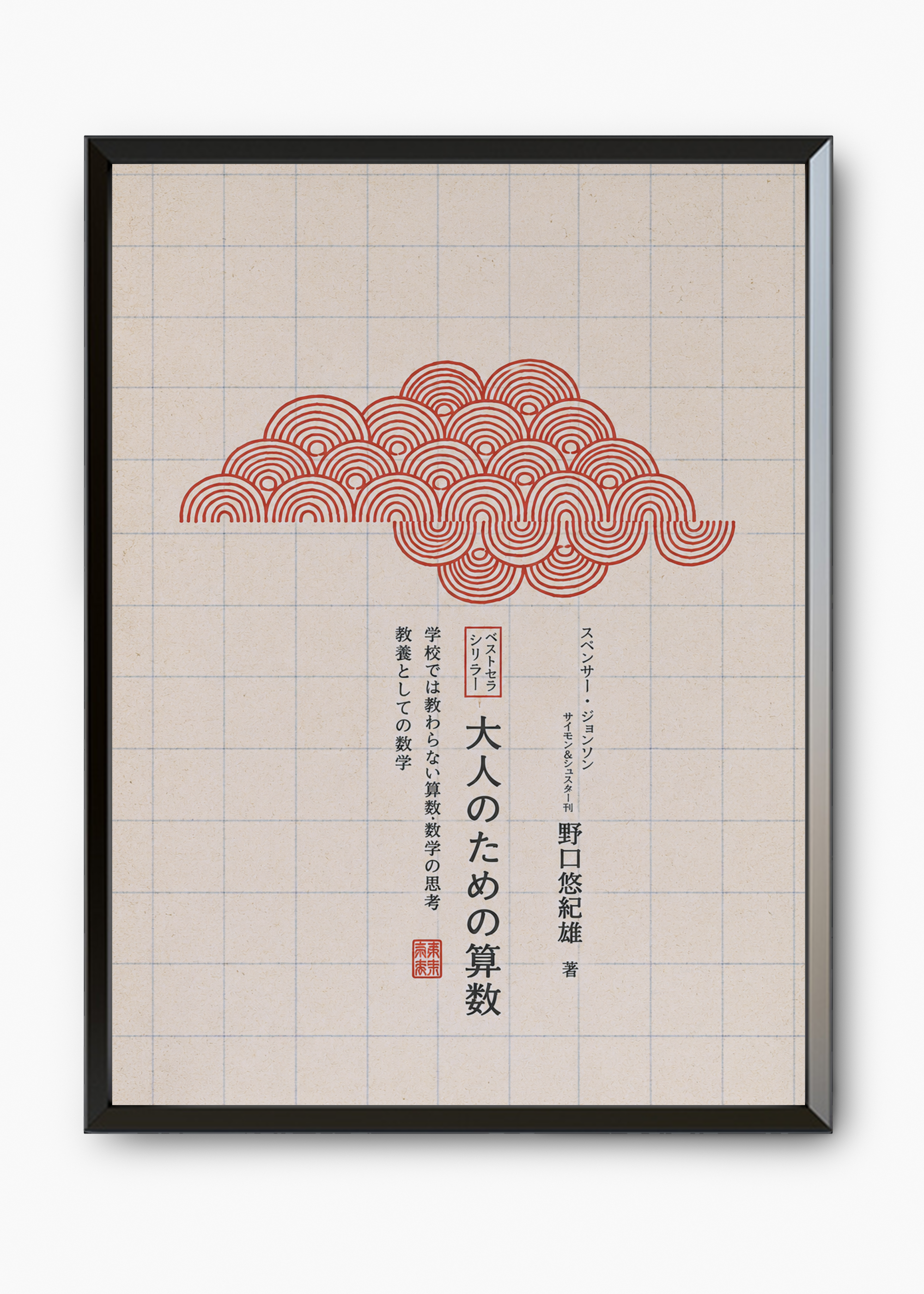Quadro Japonês Kumo Red - 7