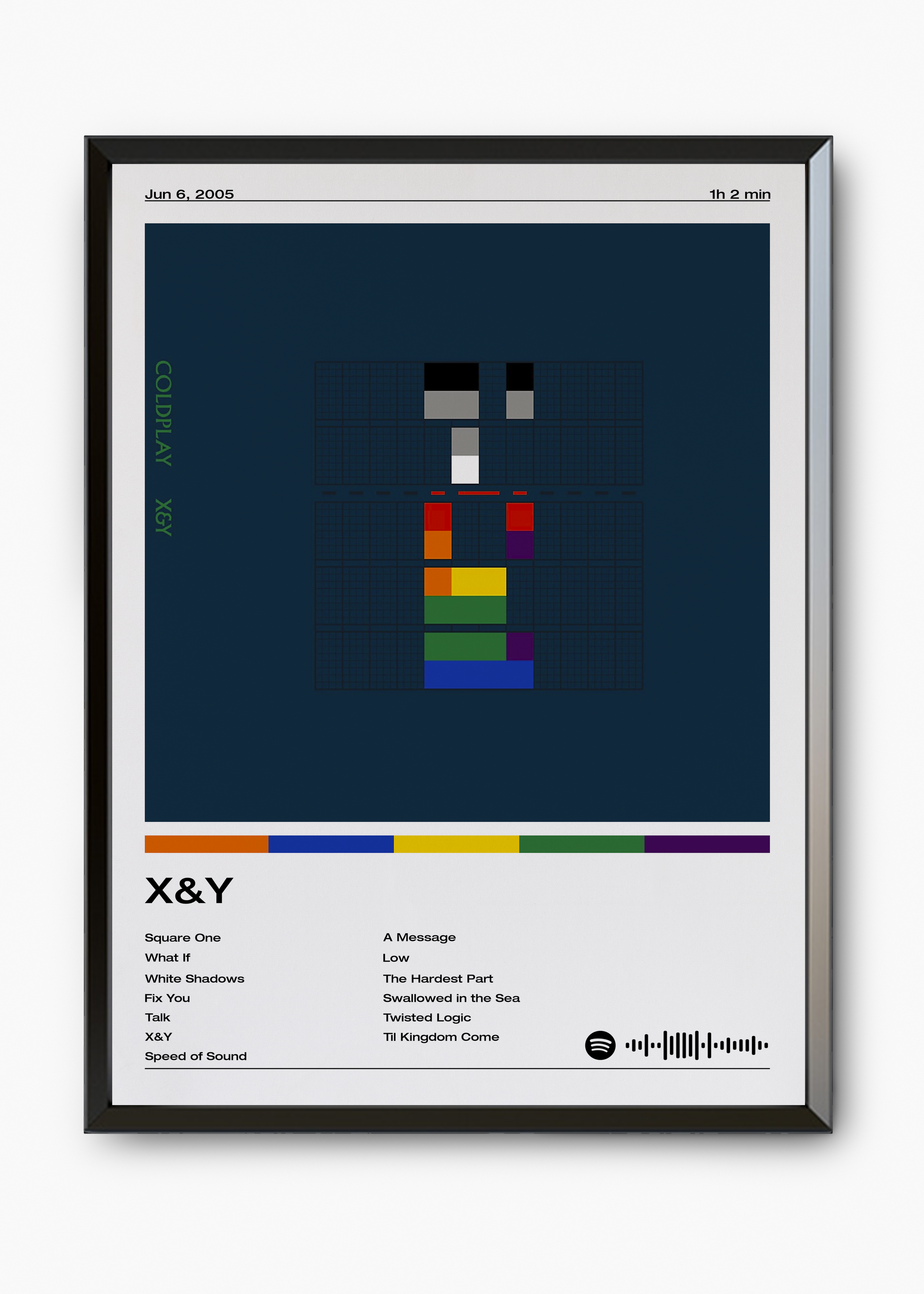 Quadro Coldplay X&Y - 7