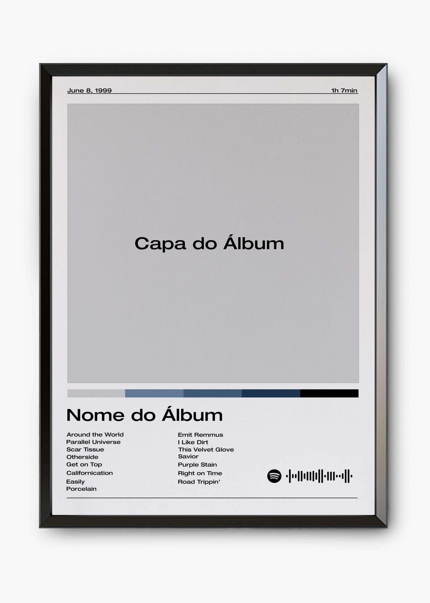 Quadro Spotify Personalizável - Álbum