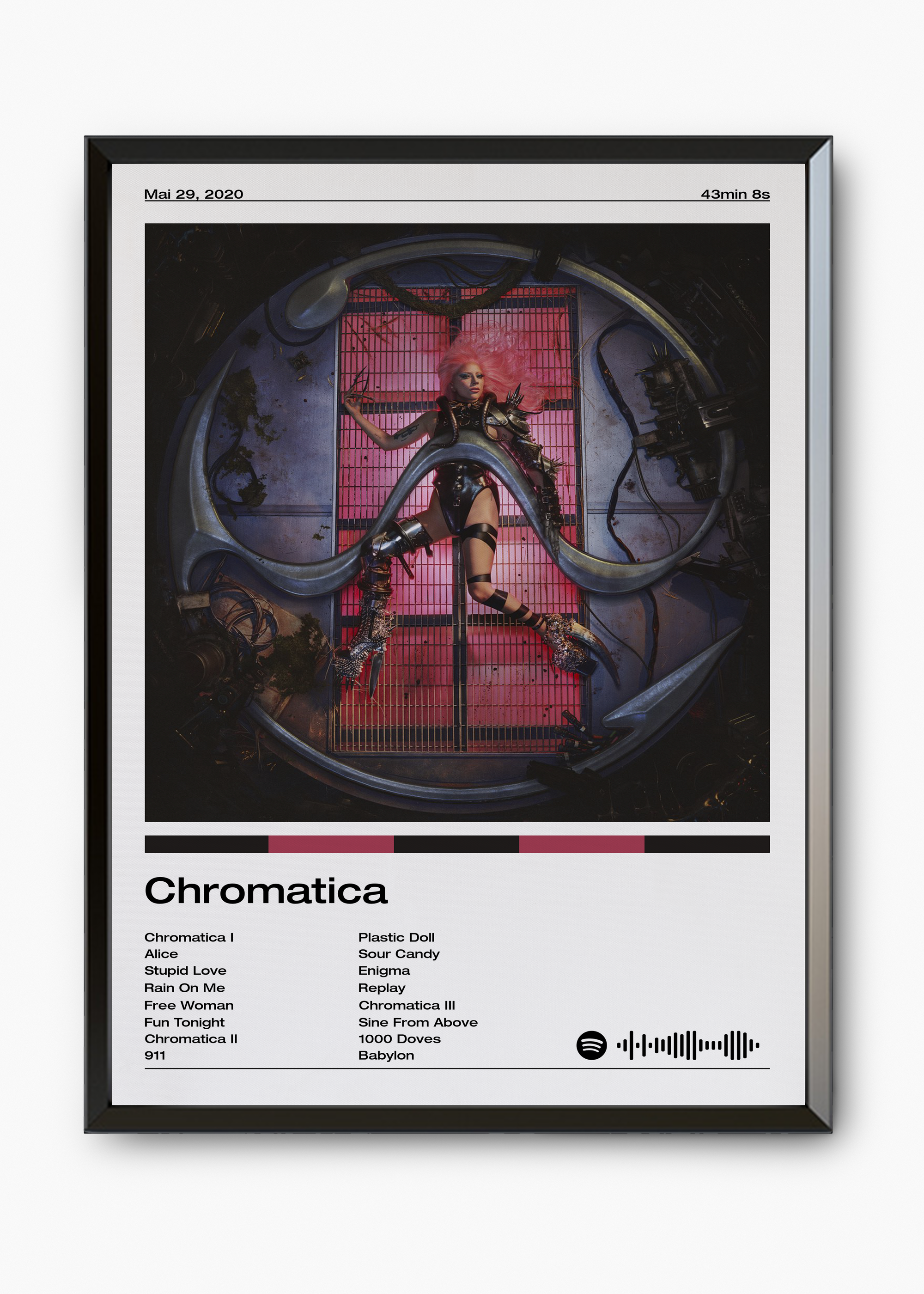 Quadro Lady Gaga Chromatica - 7