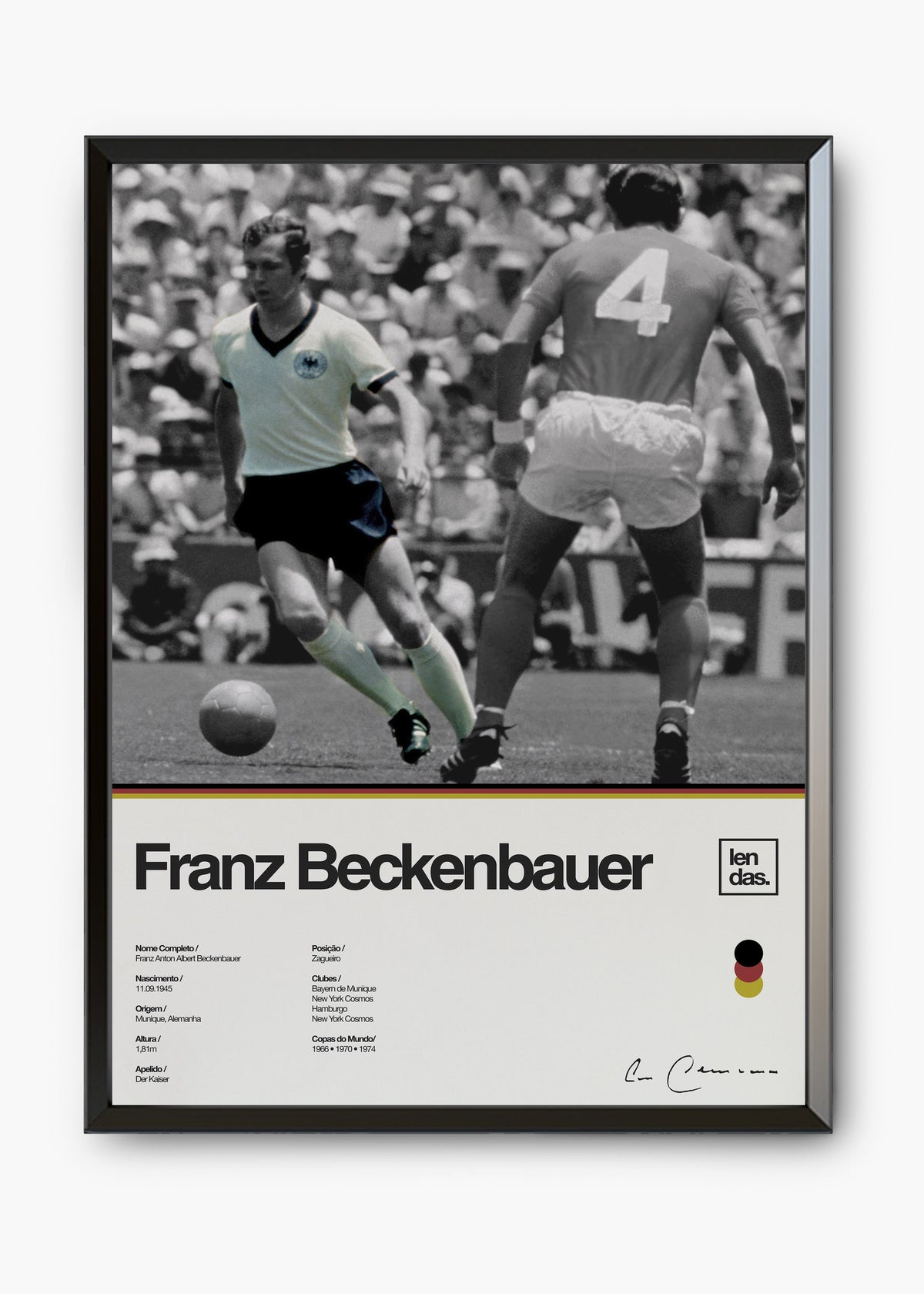 Quadro Franz Beckenbauer