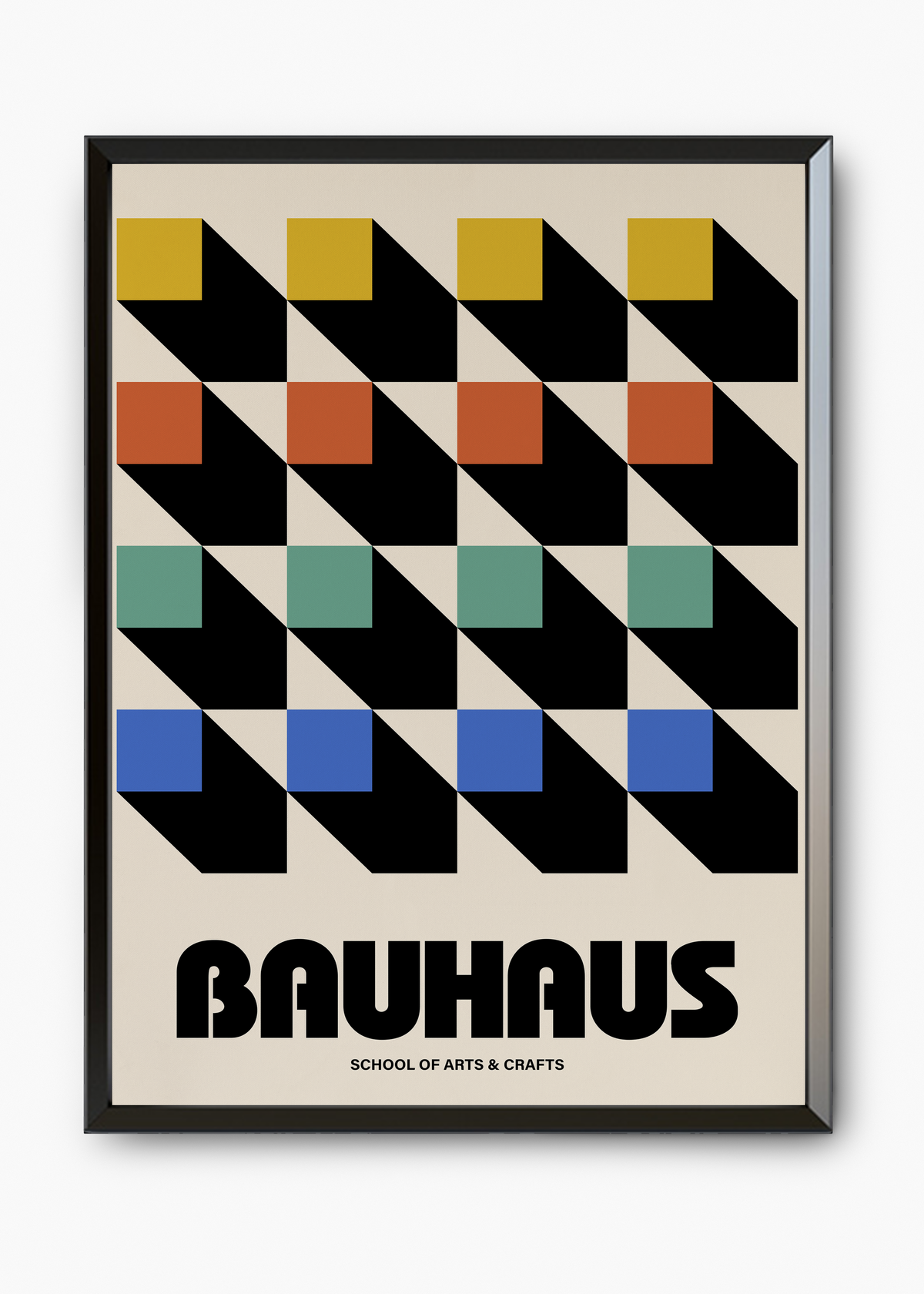 Quadro Bauhaus Bold Abstraction - 7