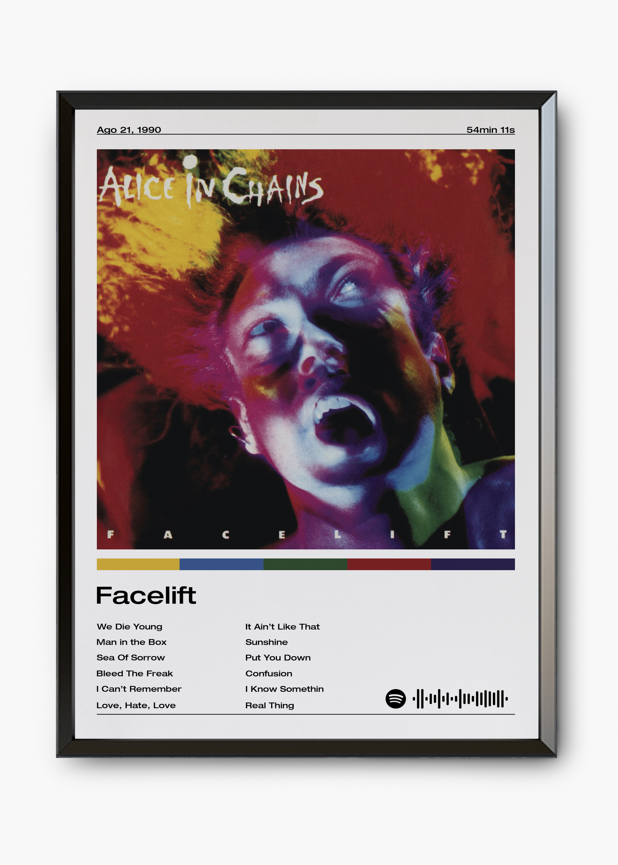 Quadro Alice in Chains Facelift - 7