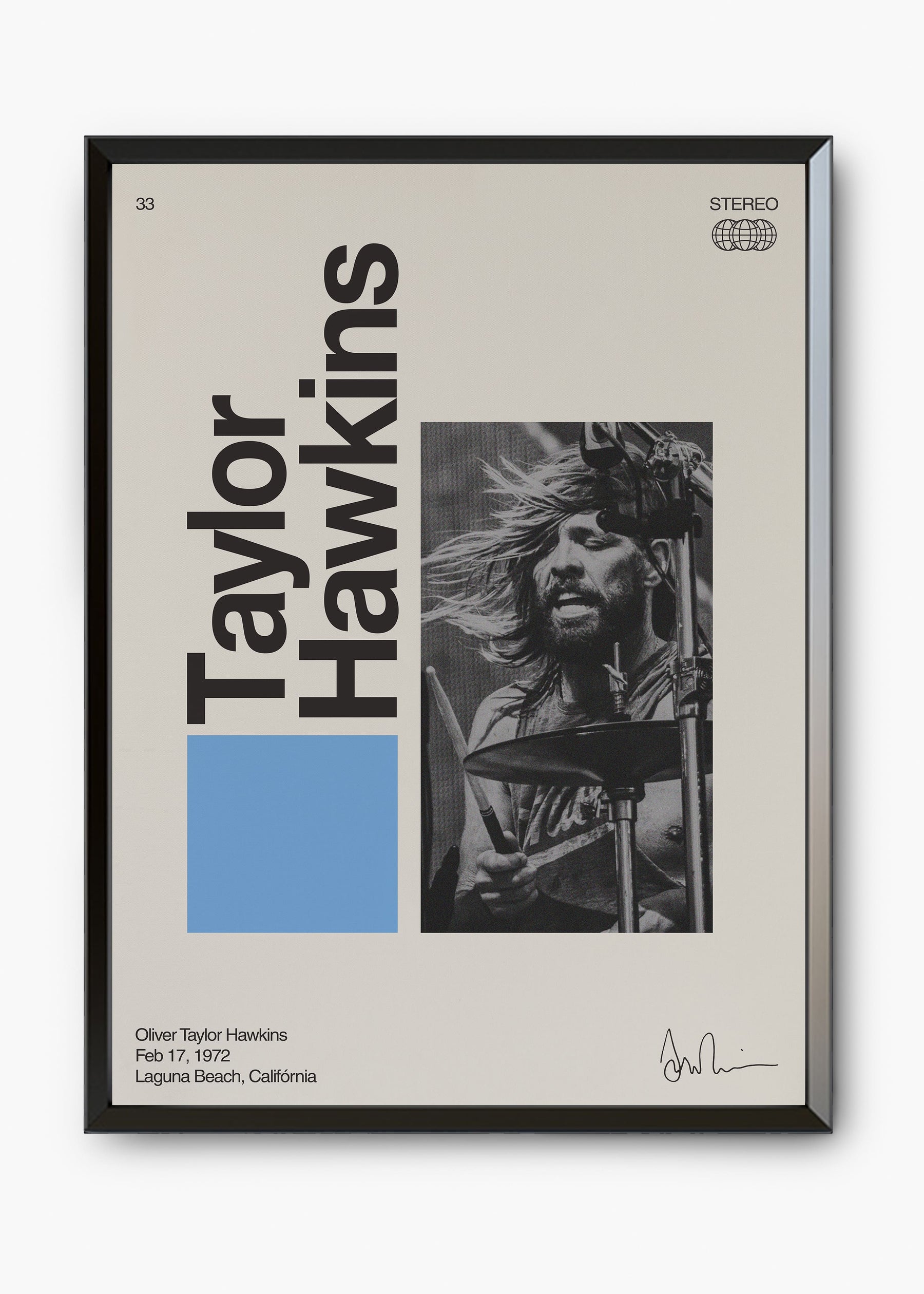 Quadro Signature Taylor Hawkins