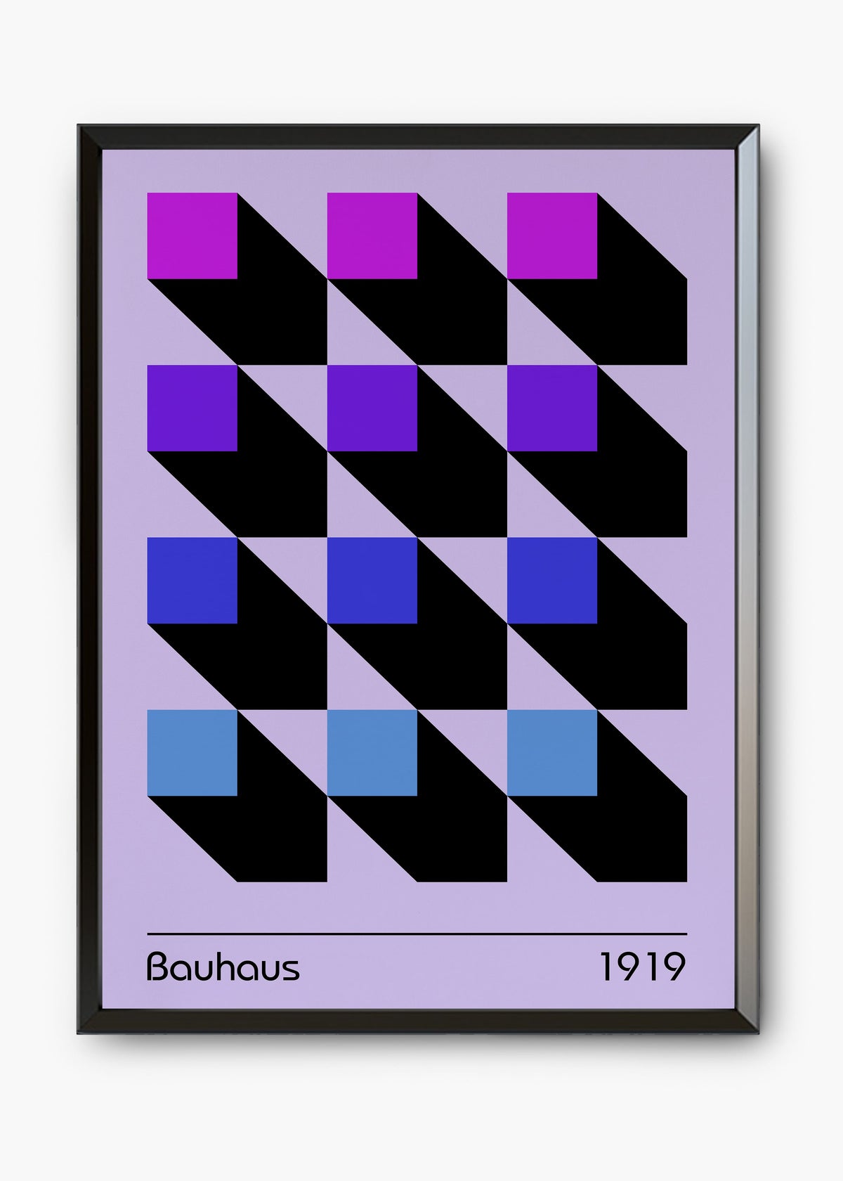 Quadro Bauhaus Gradiente