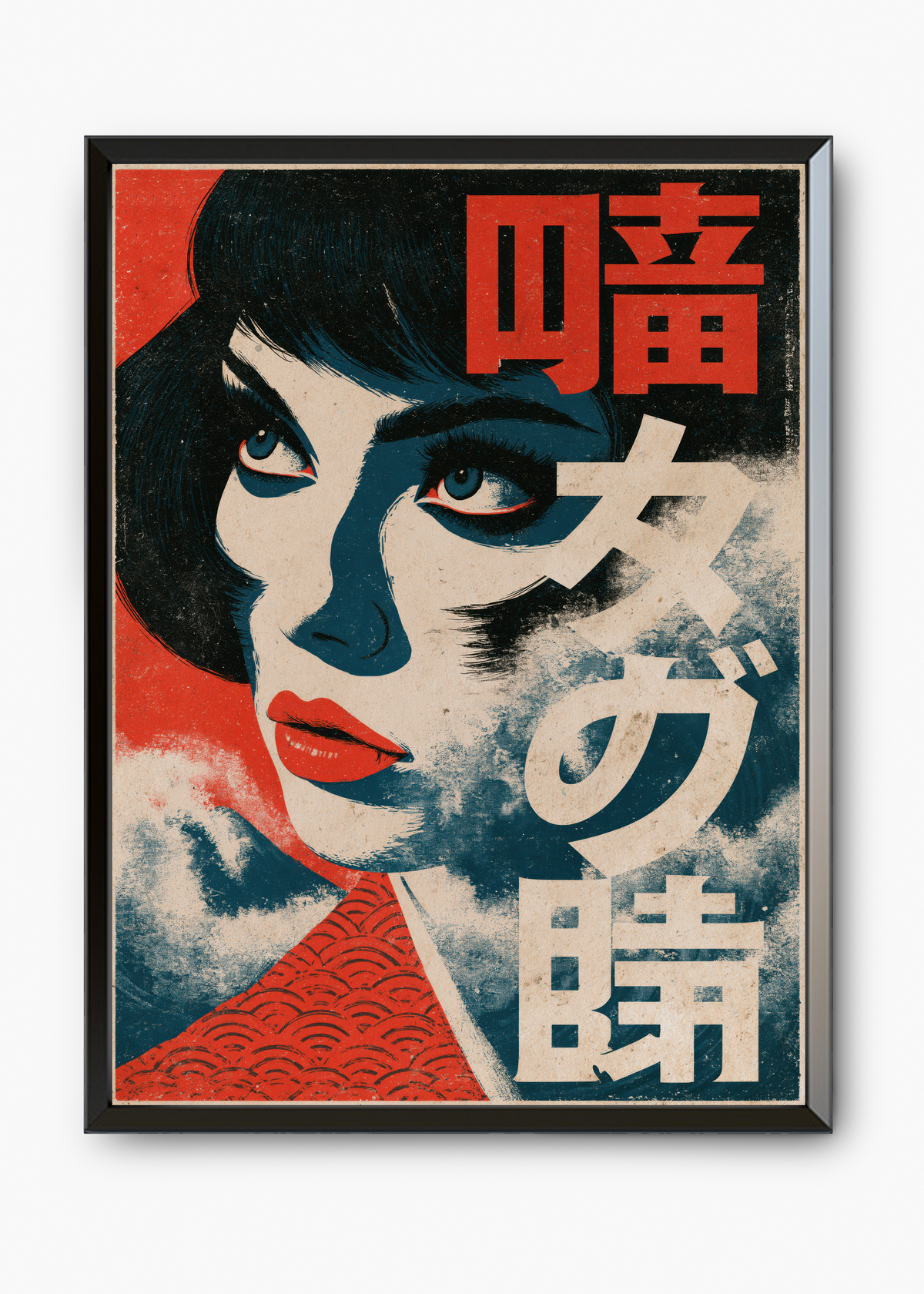 Quadro Japonês Kemuri Bijin - 7