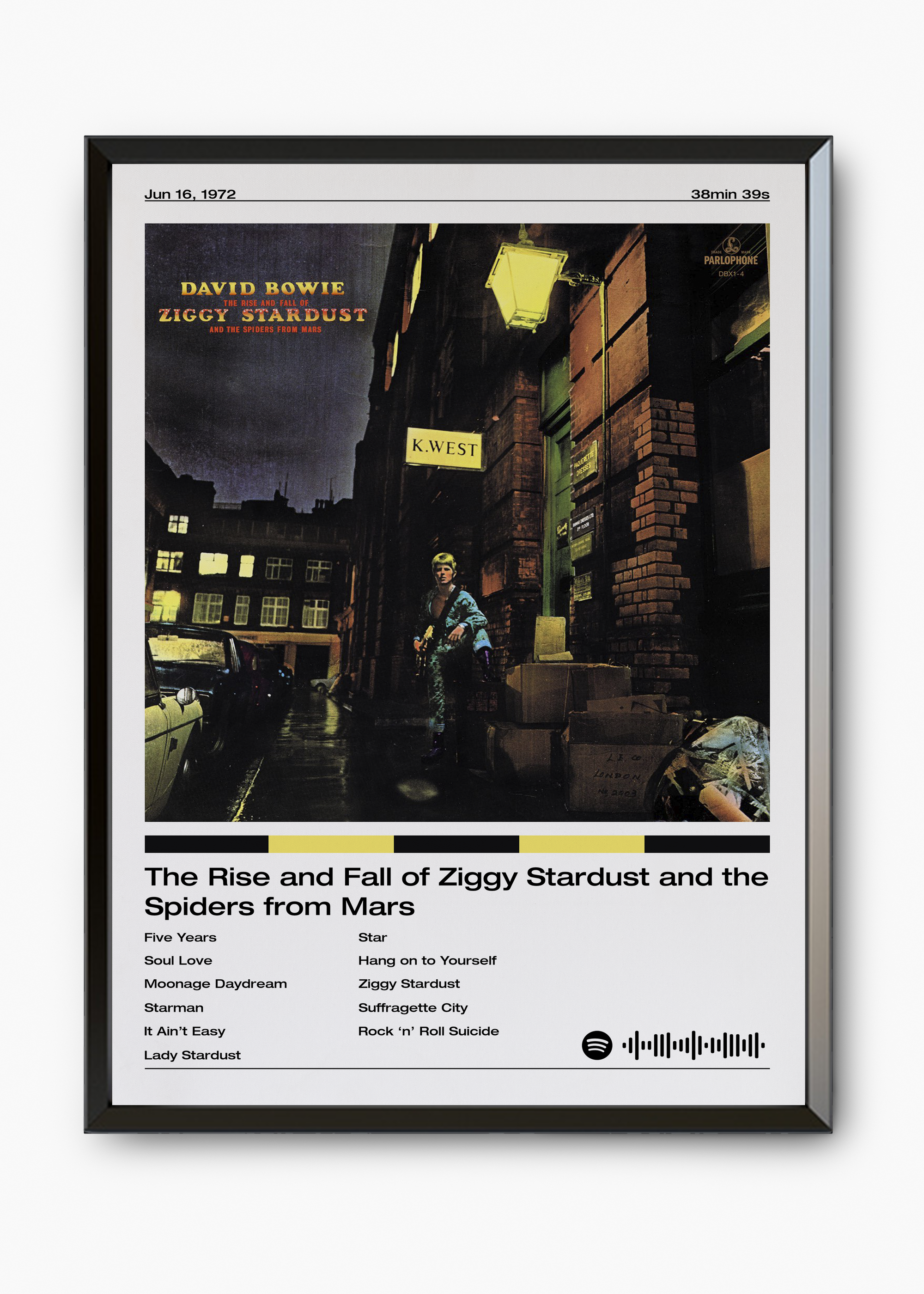 Quadro David Bowie Ziggy Stardust - 7
