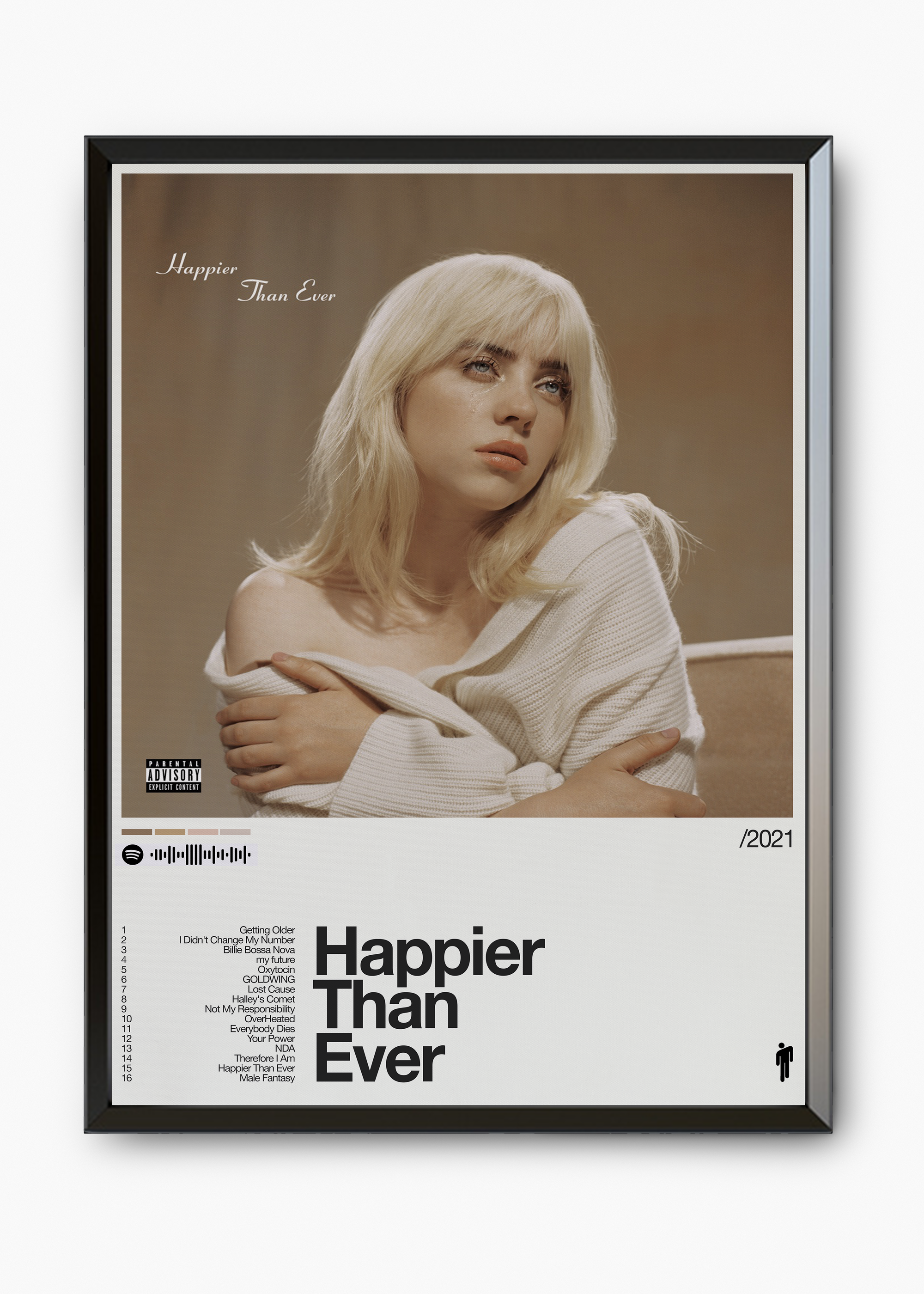 Quadro Billie Eilish Happier Than Ever II - 7