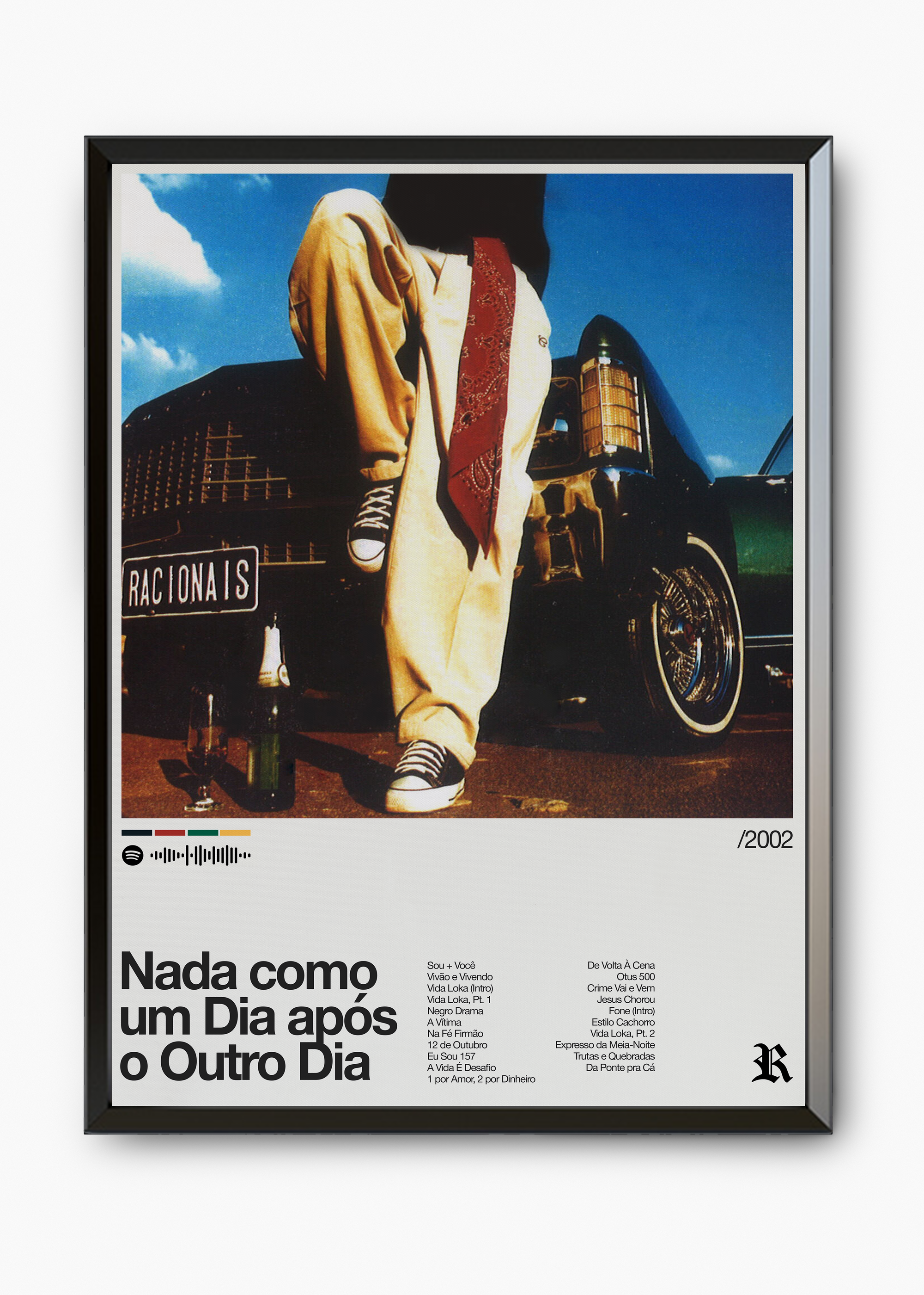 Quadro Racionais Nada Como um Dia Após o Outro Dia II - 7