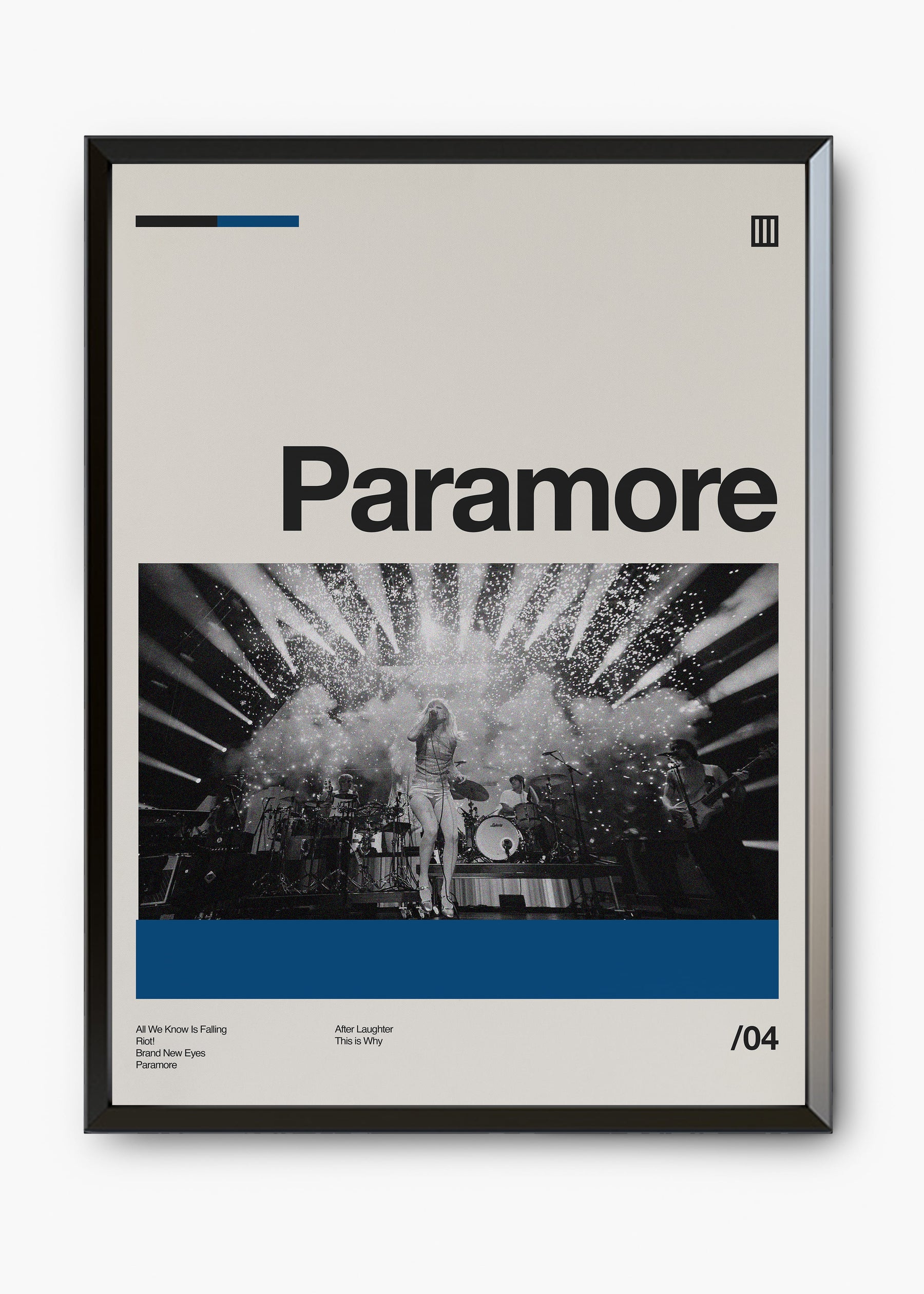 Quadro Paramore Banda