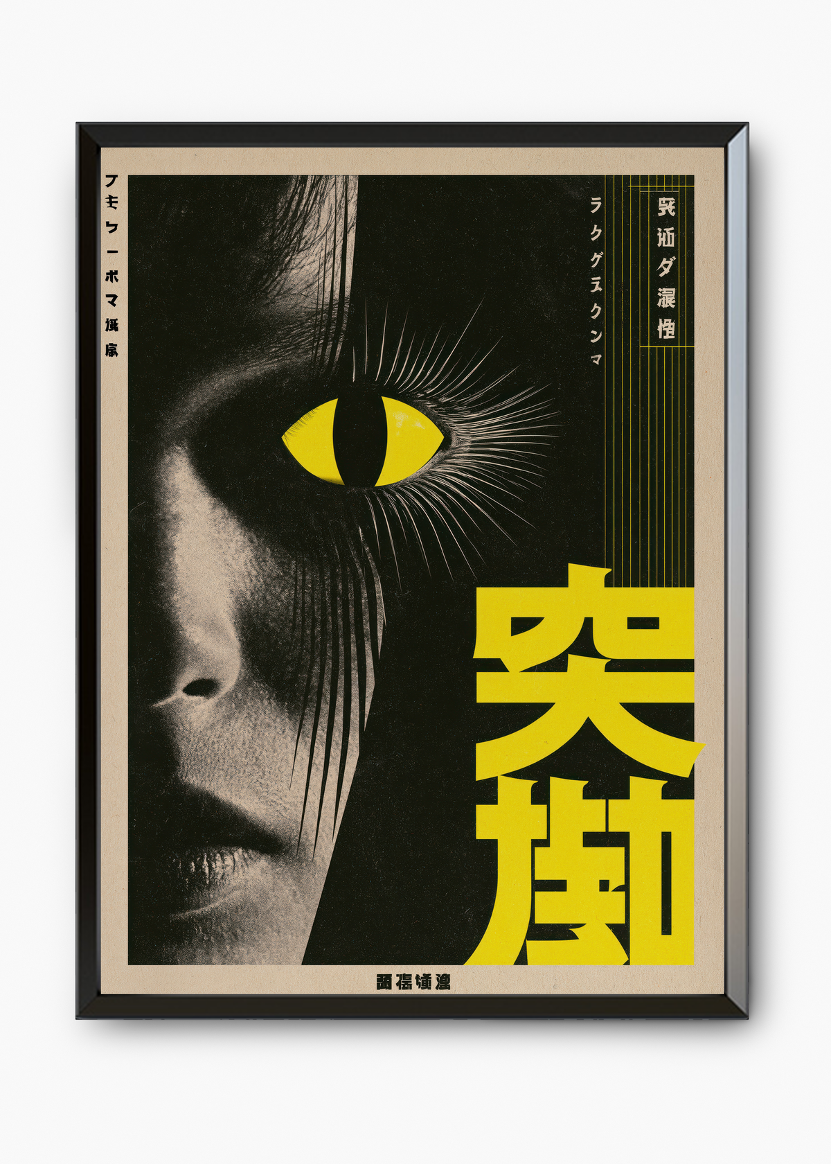 Quadro Japonês Olho de Gato - 7